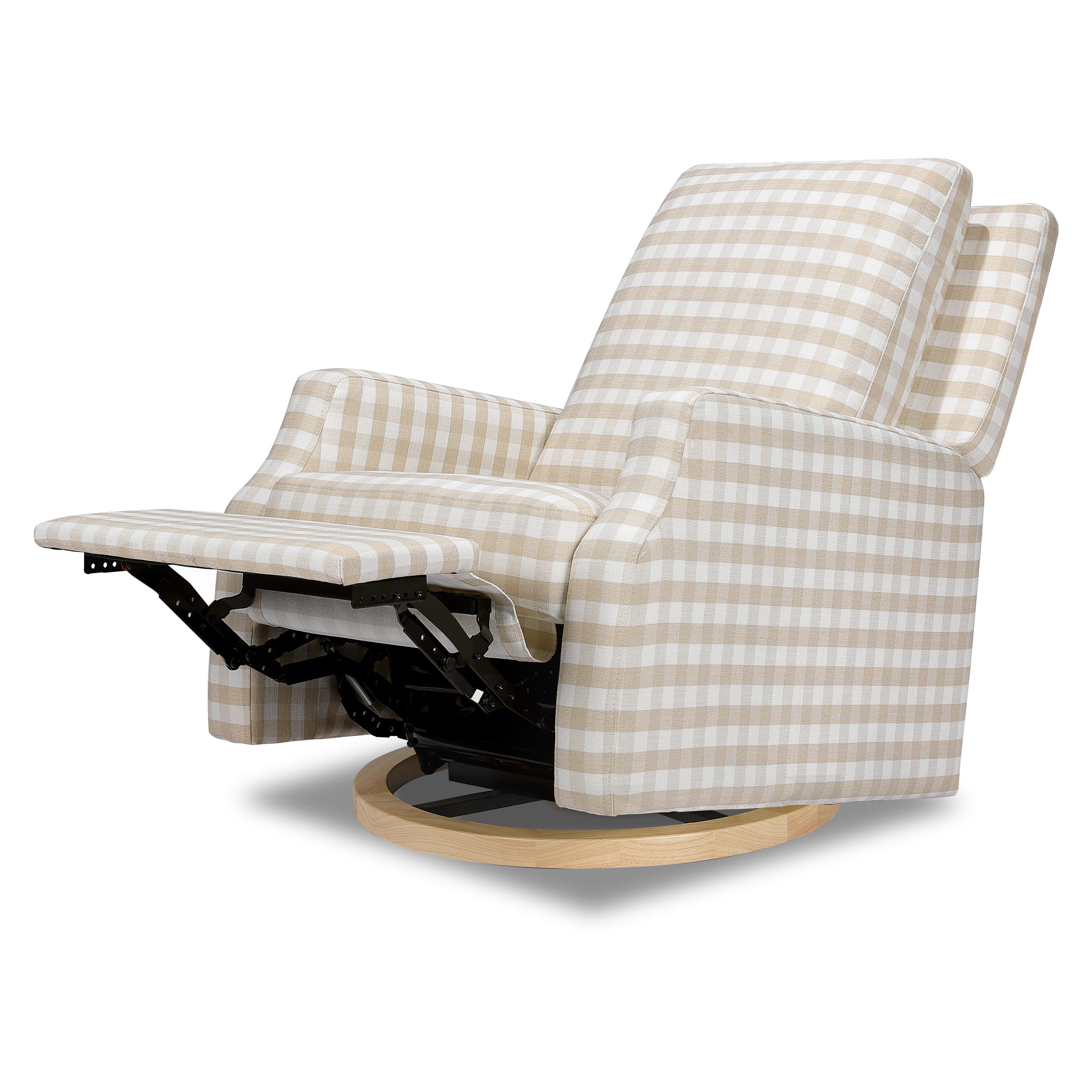 Namesake Crewe Manual Recliner and Swivel Glider, Tan, large