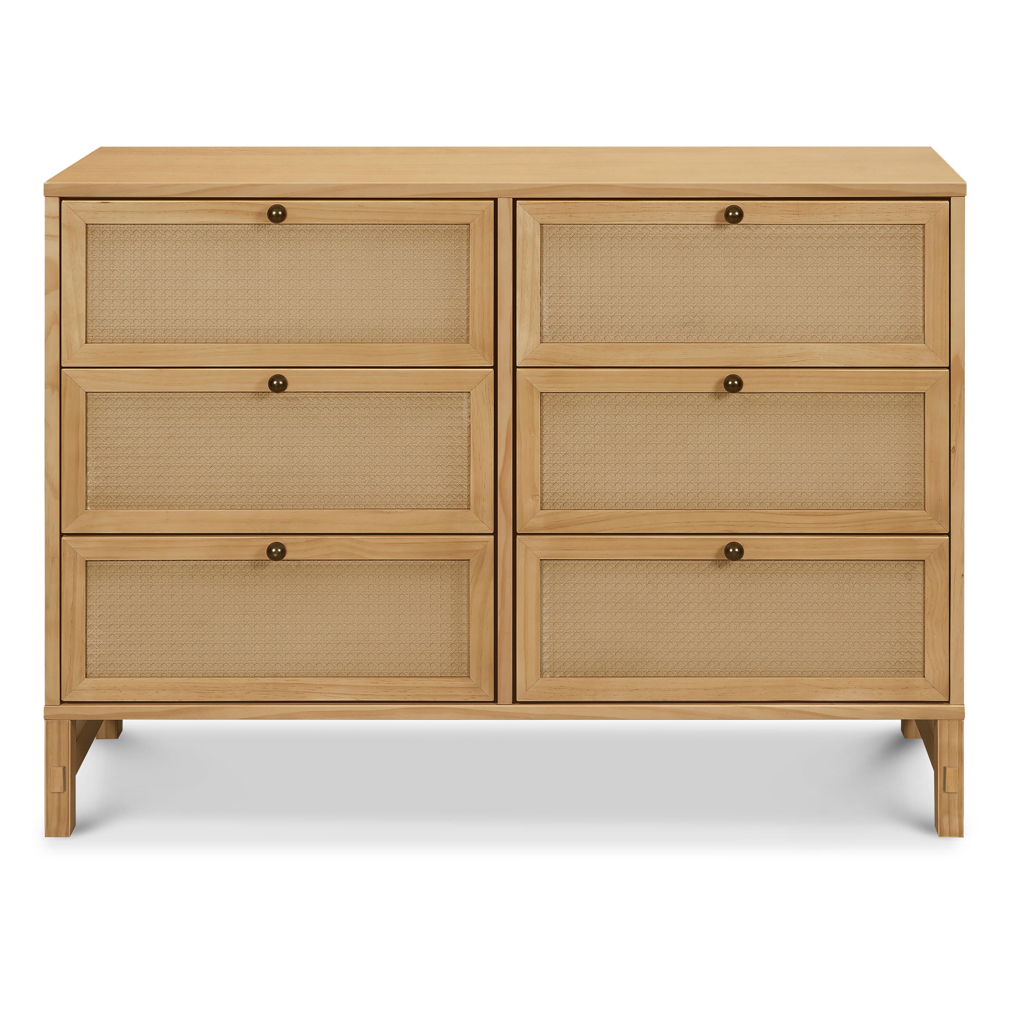 DaVinci Margot 6-Drawer Dresser, Honey, large