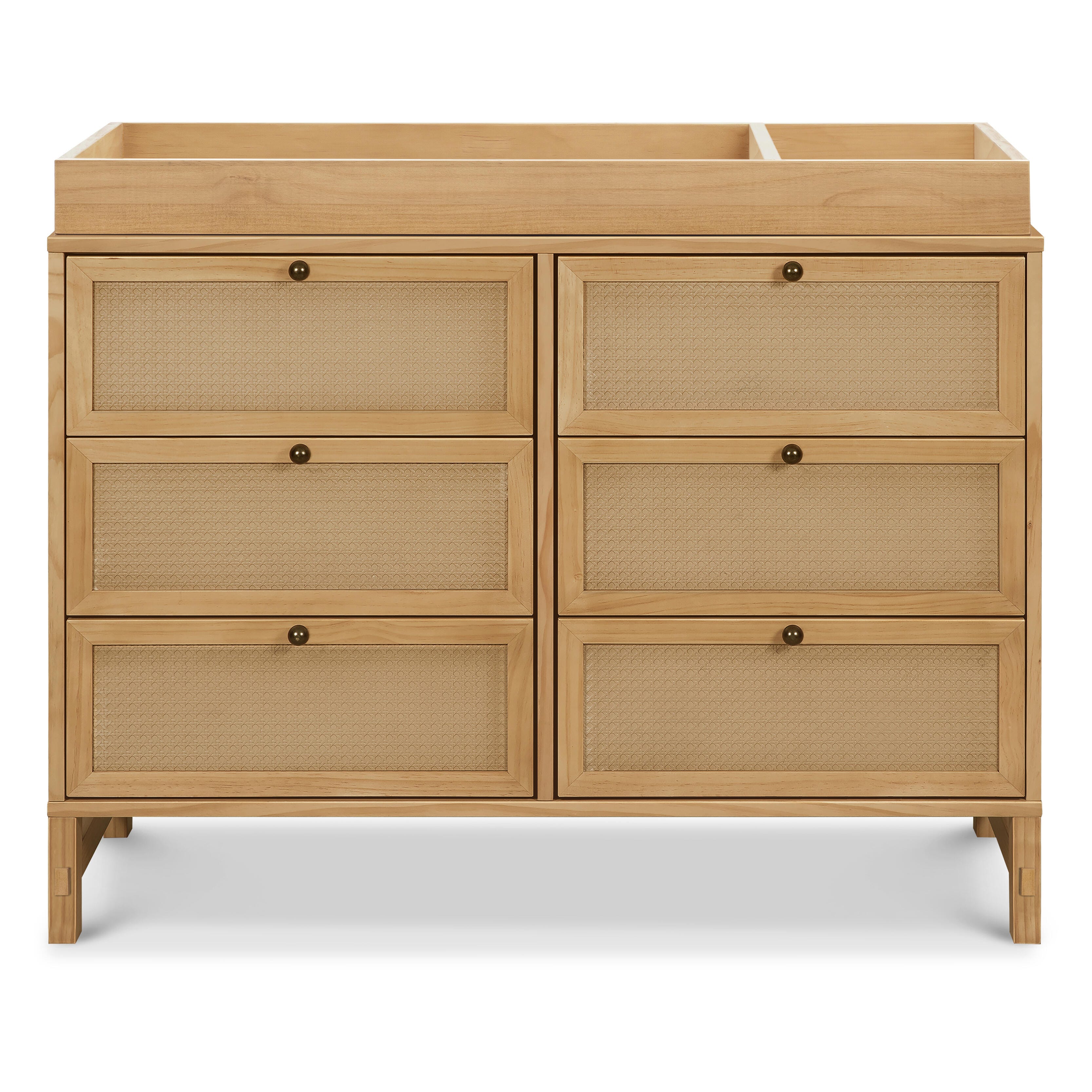DaVinci Margot 6-Drawer Dresser, Honey, large