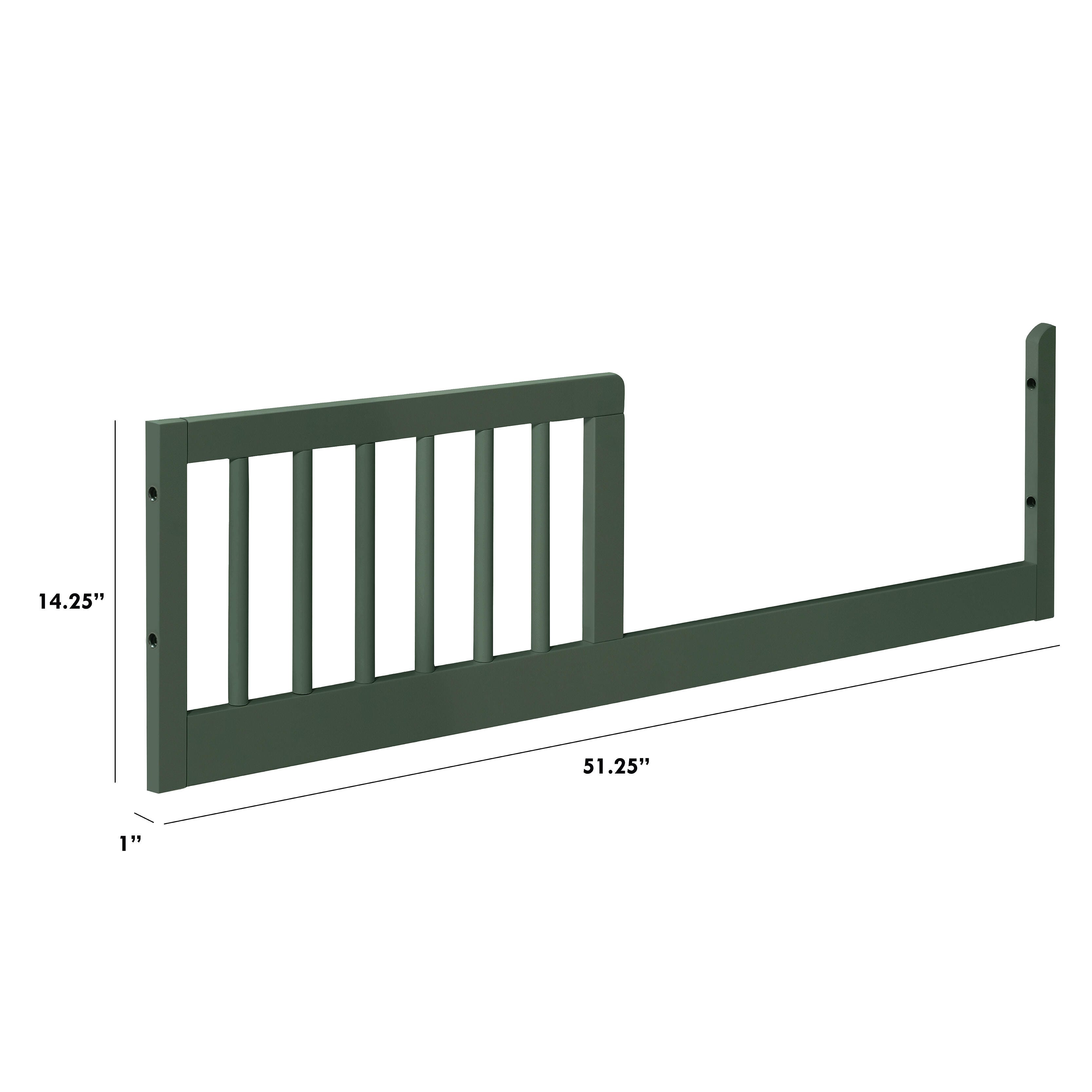 DaVinci Toddler Bed Conversion Kit (M14799), Forest Green, large