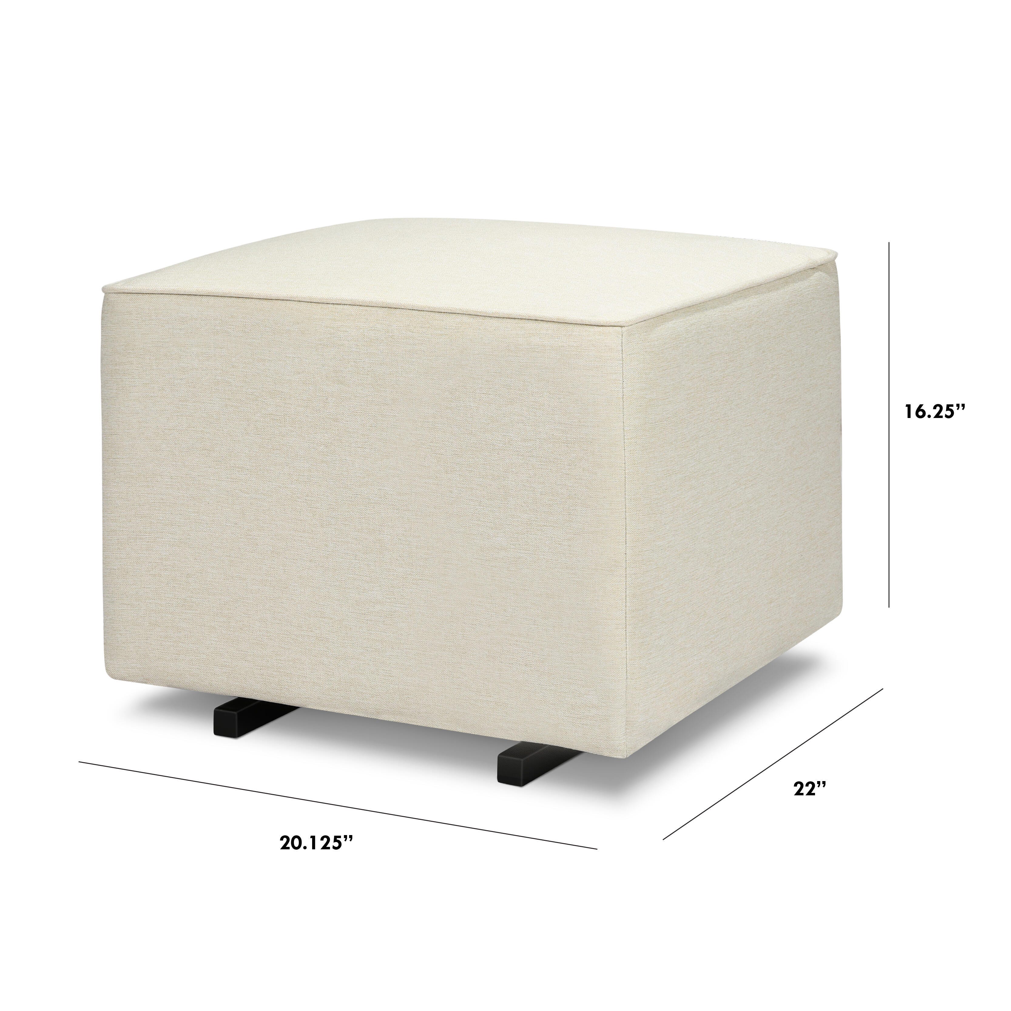 DaVinci Davinci Universal Gliding Ottoman, Vanilla, large