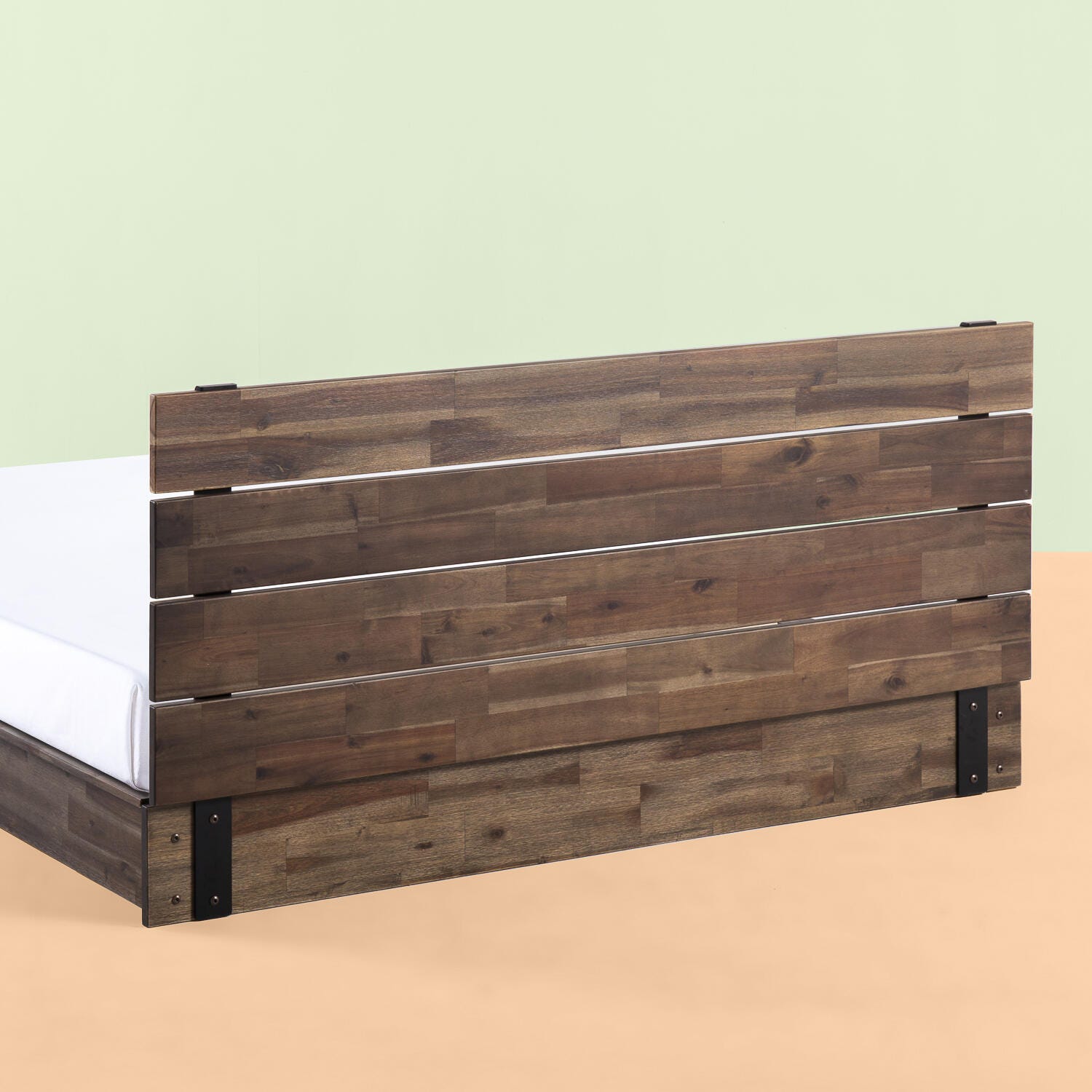 ZINUS Nash Full Platform Bed Frame, Brown, large