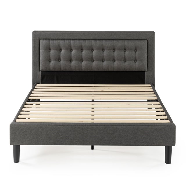 ZINUS Platform Queen Bed Frame with Headboard