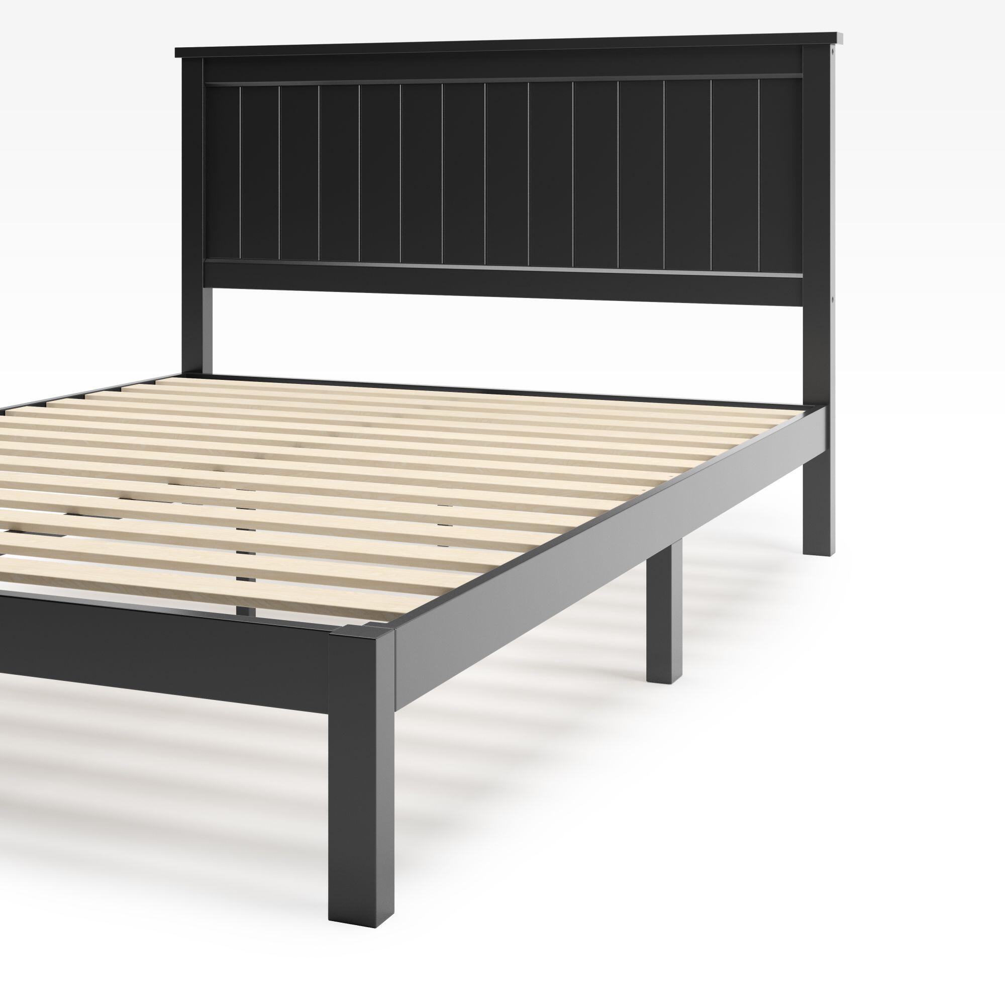 ZINUS Panel King Platform Bed Frame, , large