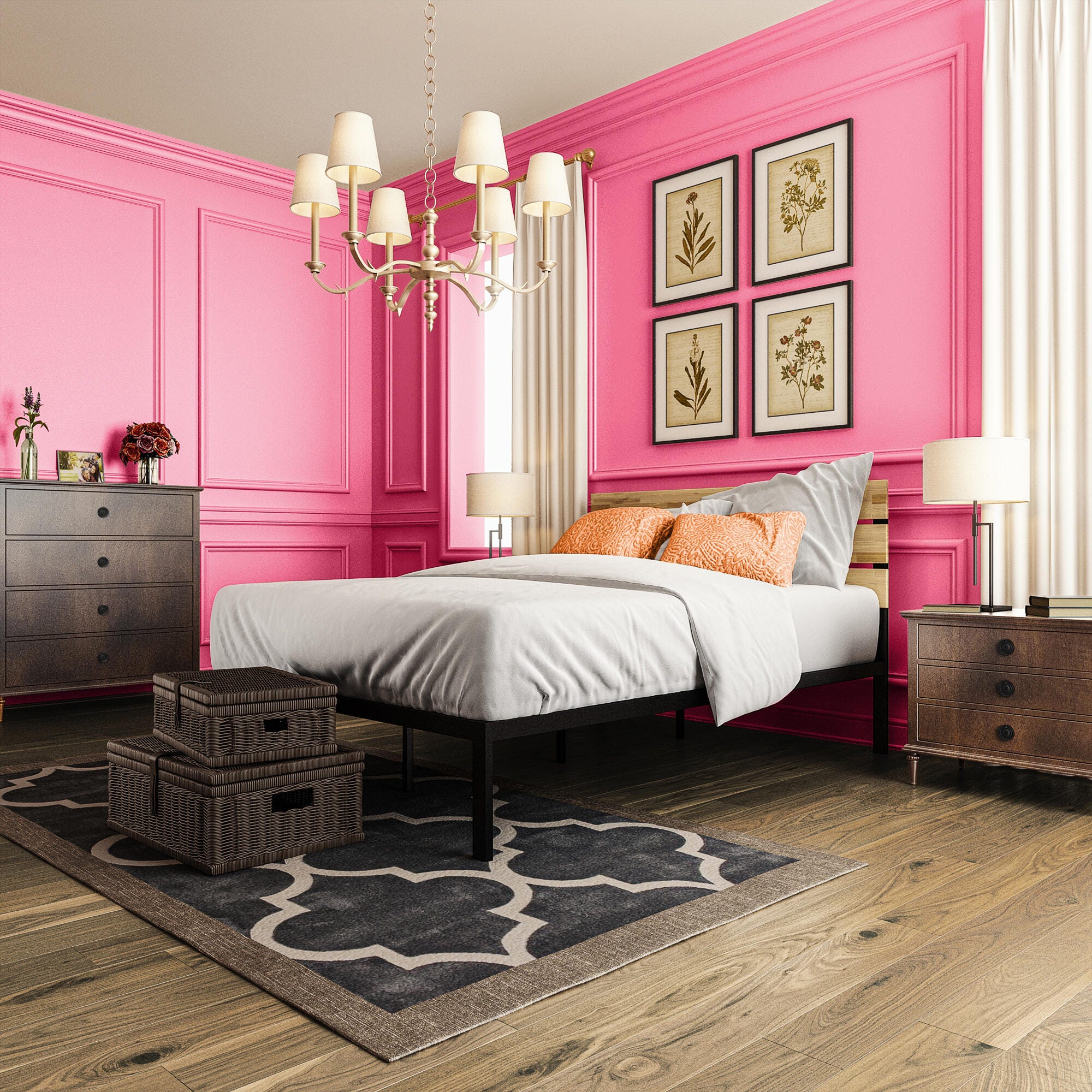 ZINUS Beckett Queen Platform Bed Frame | Ashley