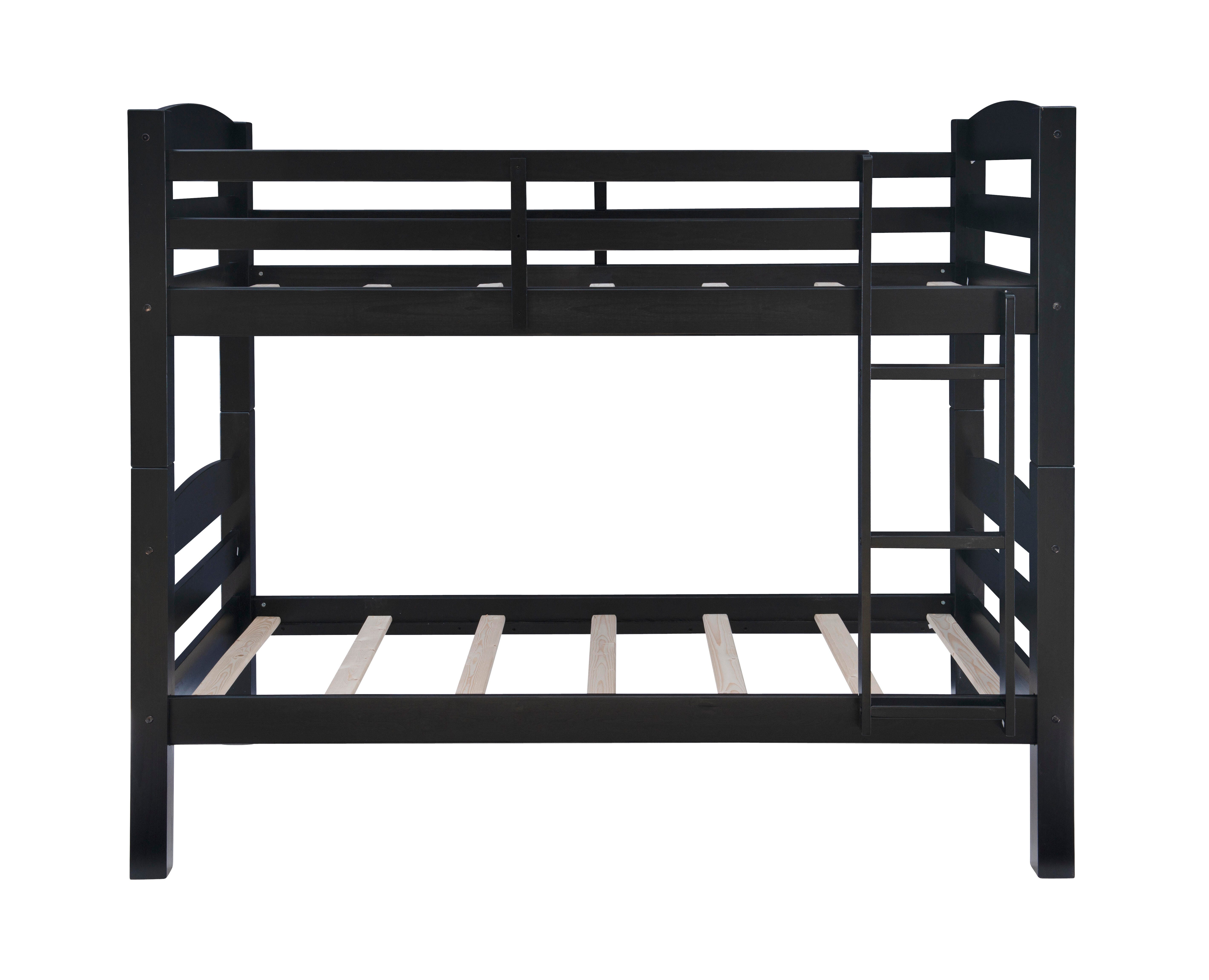 Linon Cale Black Bunk Bed, , large