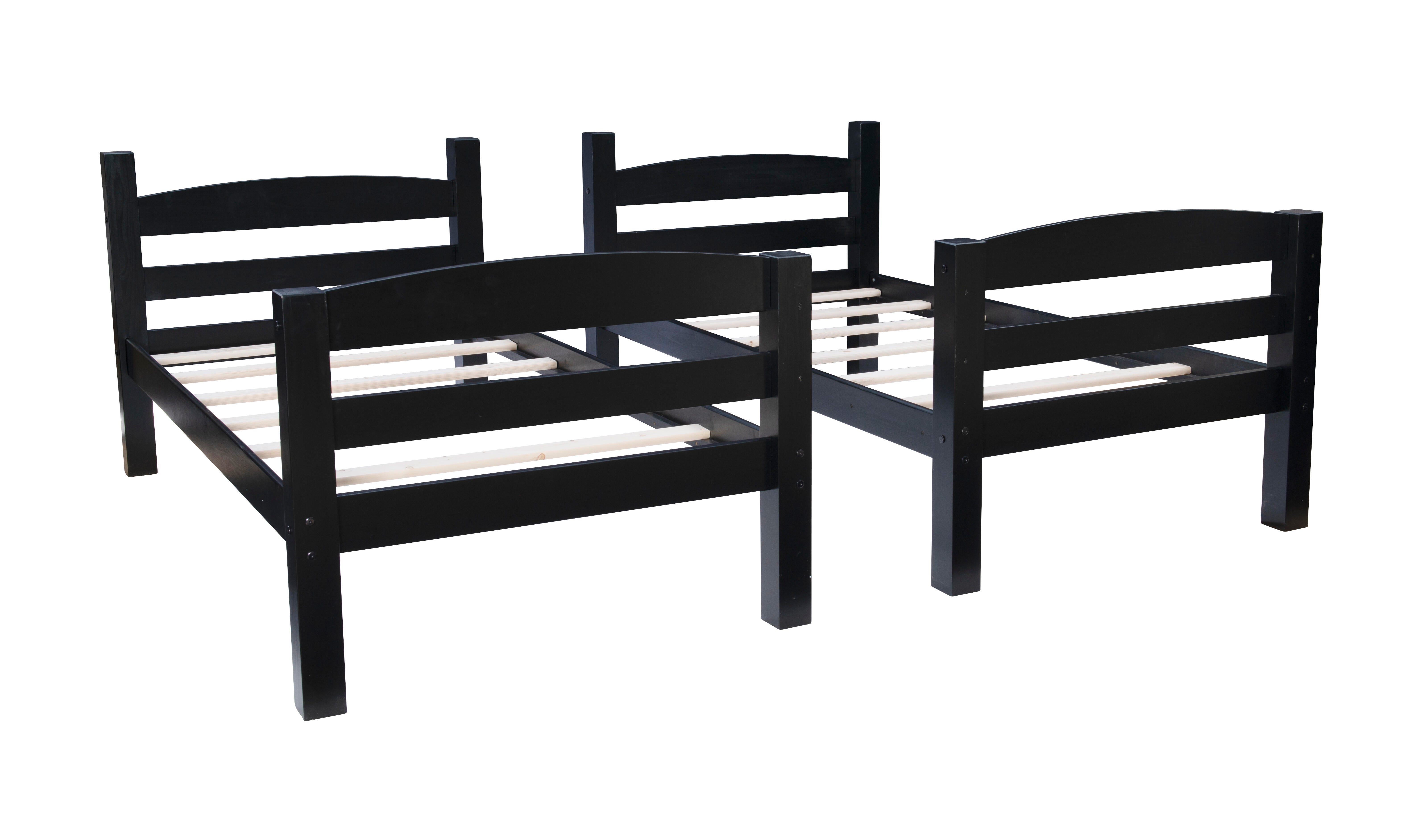 Linon Cale Black Bunk Bed, , large