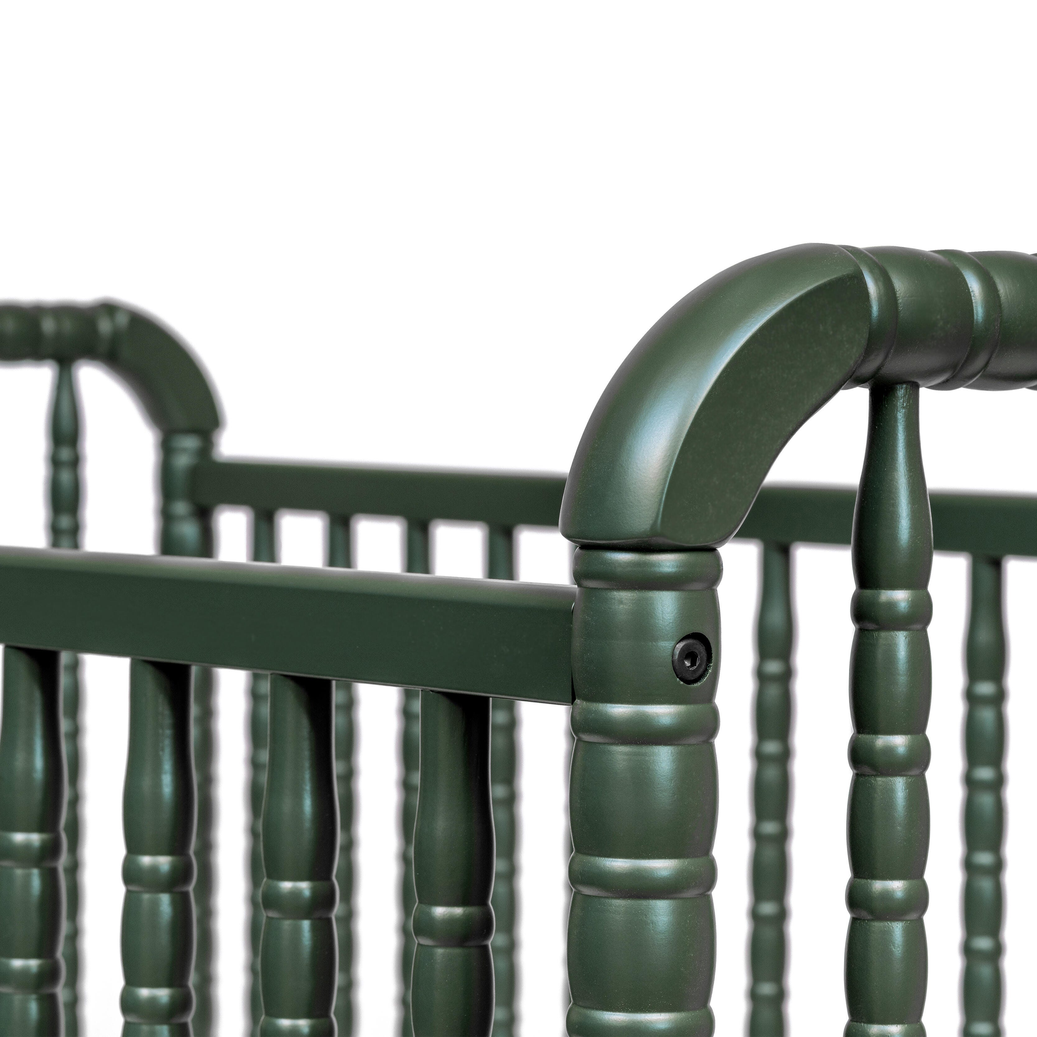 DaVinci Jenny Lind 3-in-1 Convertible Crib, Forest Green, large