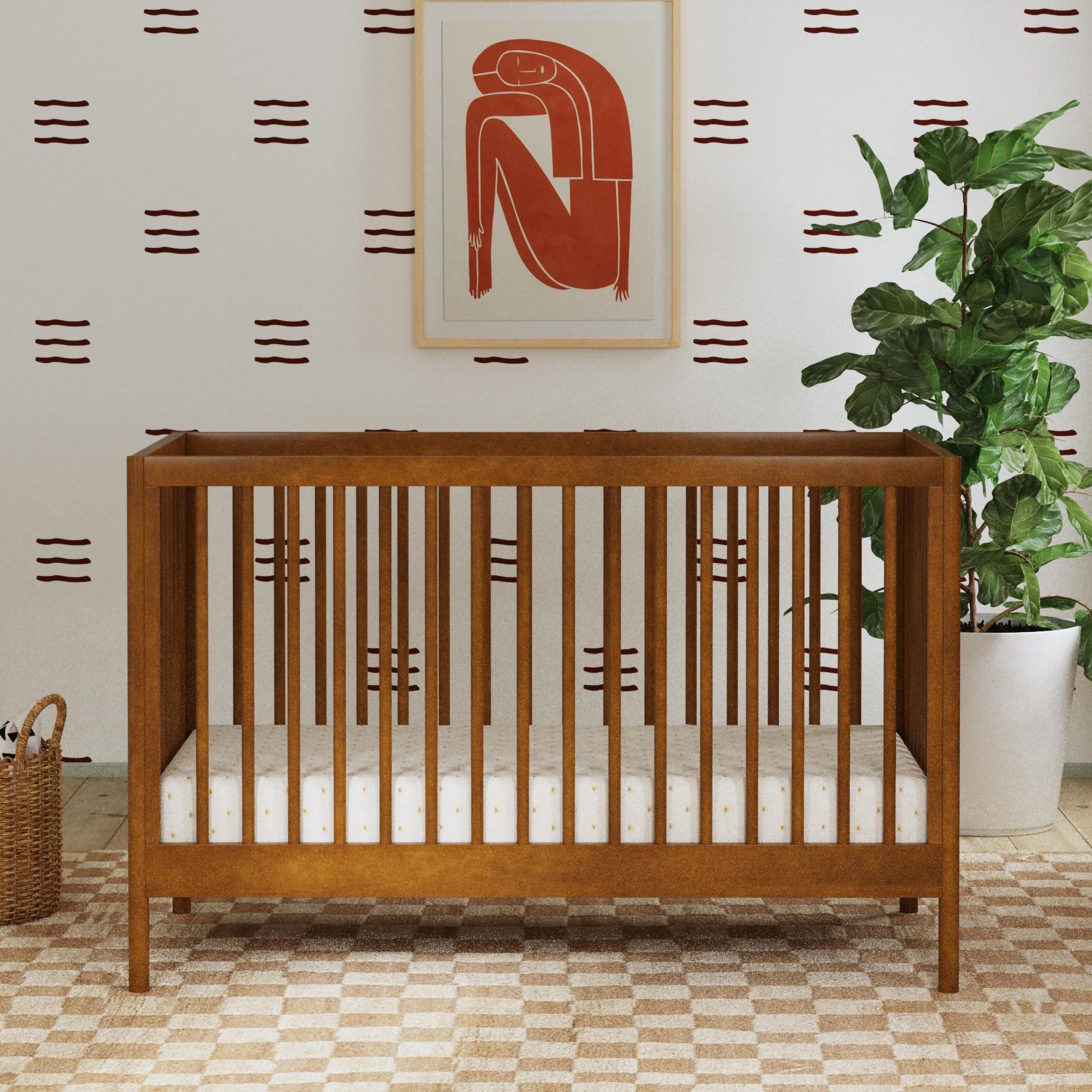 DaVinci Birdie 3-in-1 Convertible Crib, Walnut, large