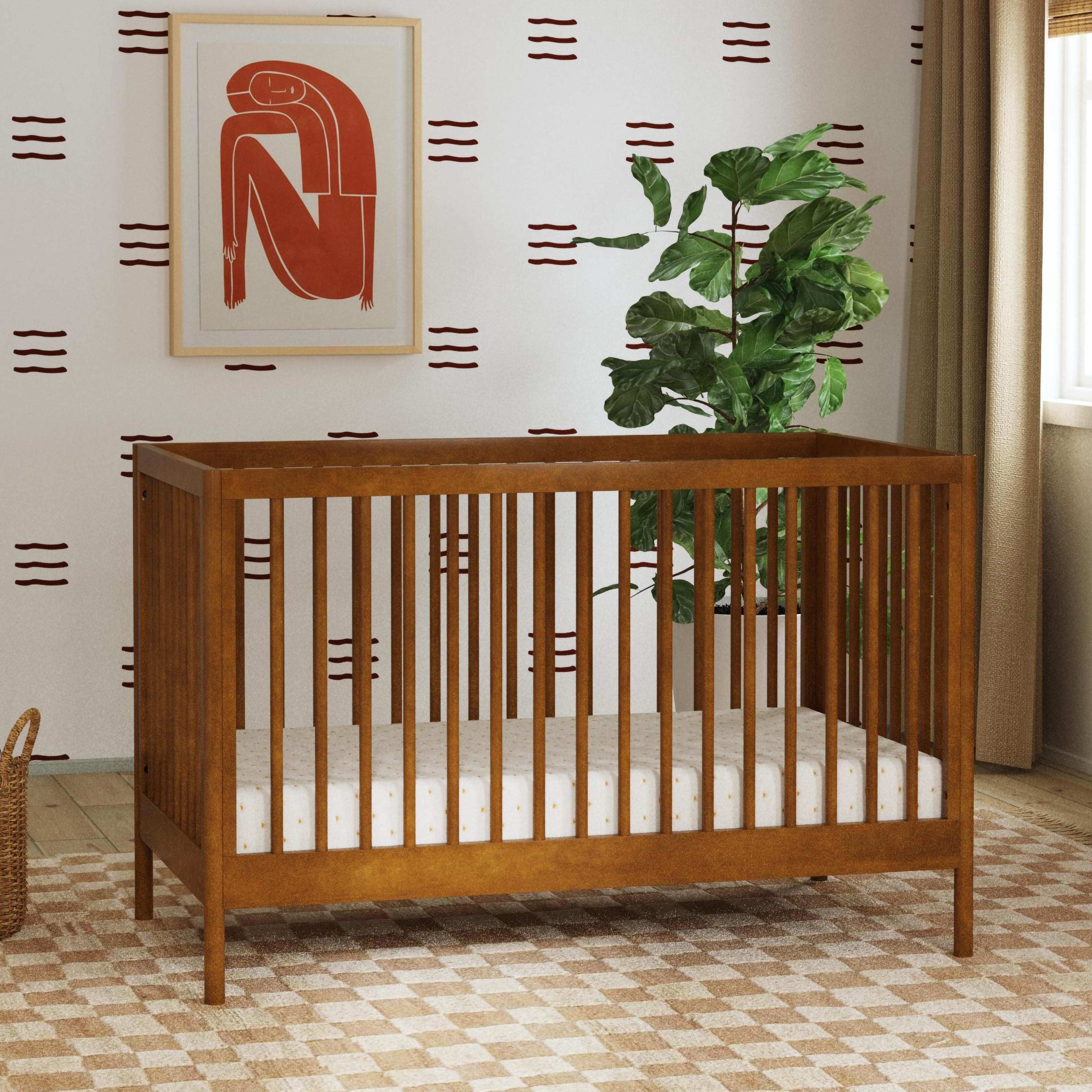 DaVinci Birdie 3-in-1 Convertible Crib, Walnut, large