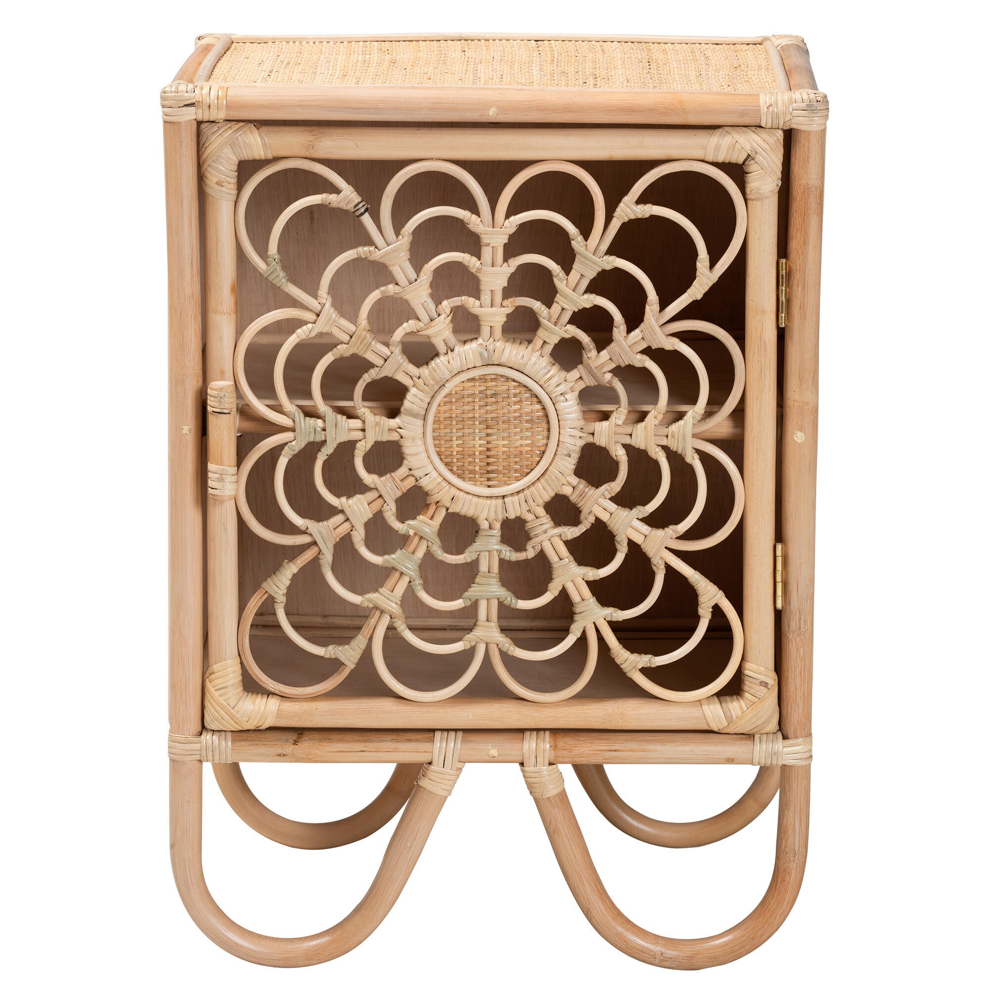 bali & pari Acelin Rattan Nightstand, , large