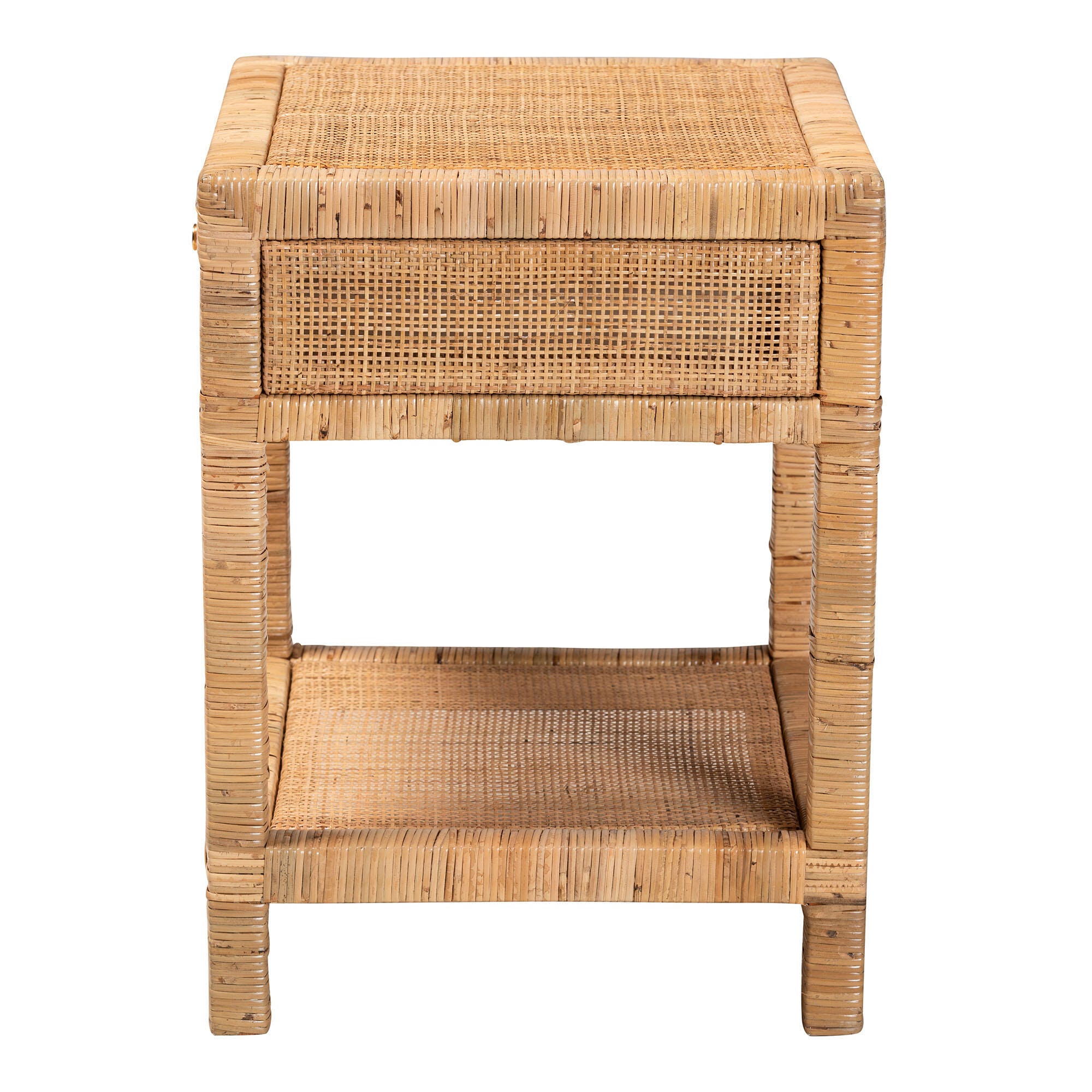 bali & pari Adelia Natural Rattan Nightstand, , large