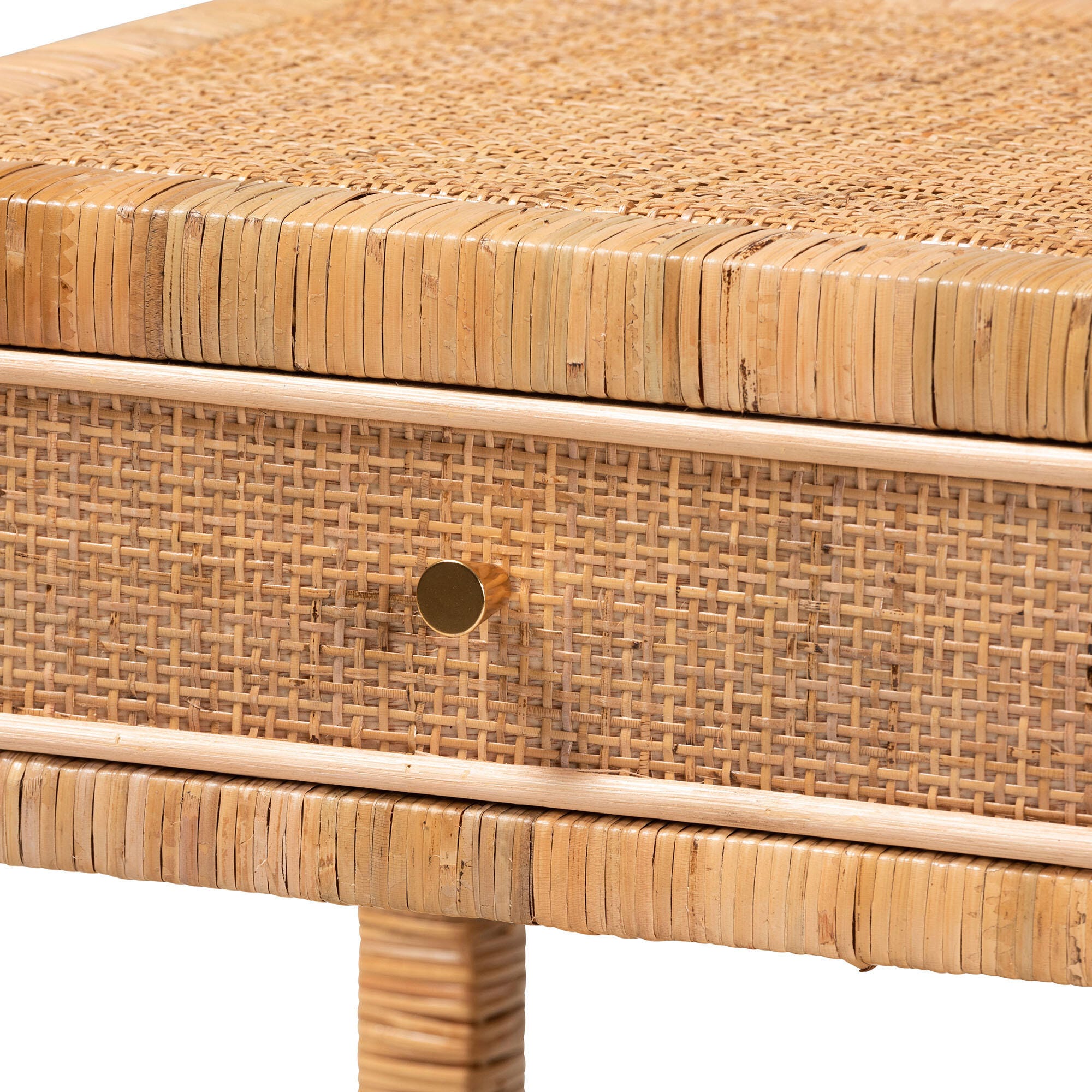 bali & pari Adelia Natural Rattan Nightstand, , large