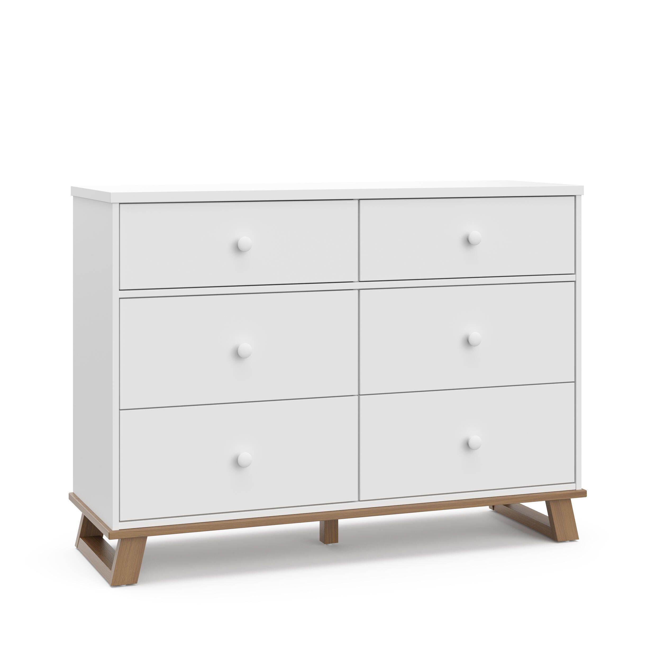 Storkcraft Modern 6 Drawer Double Dresser, , large