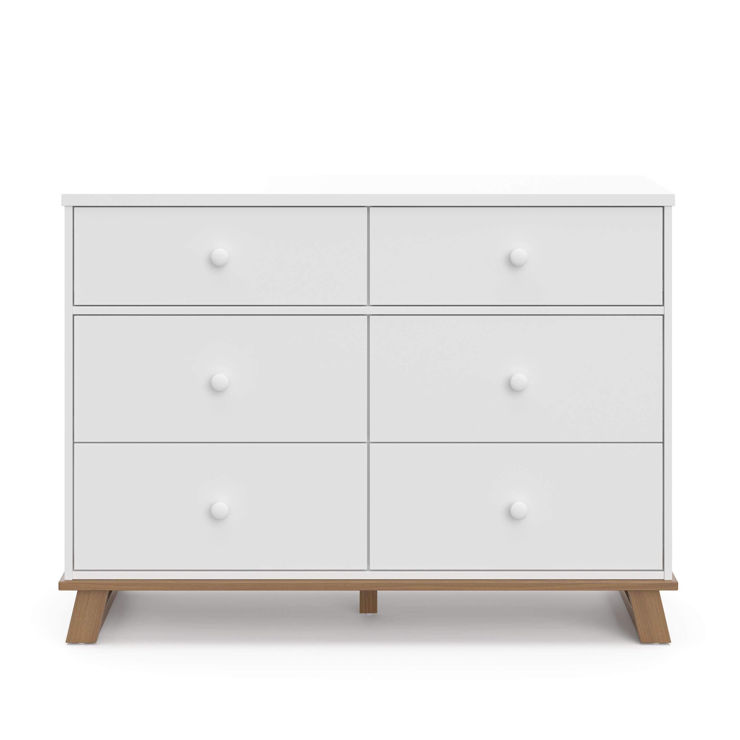Storkcraft Modern 6 Drawer Double Dresser, , large