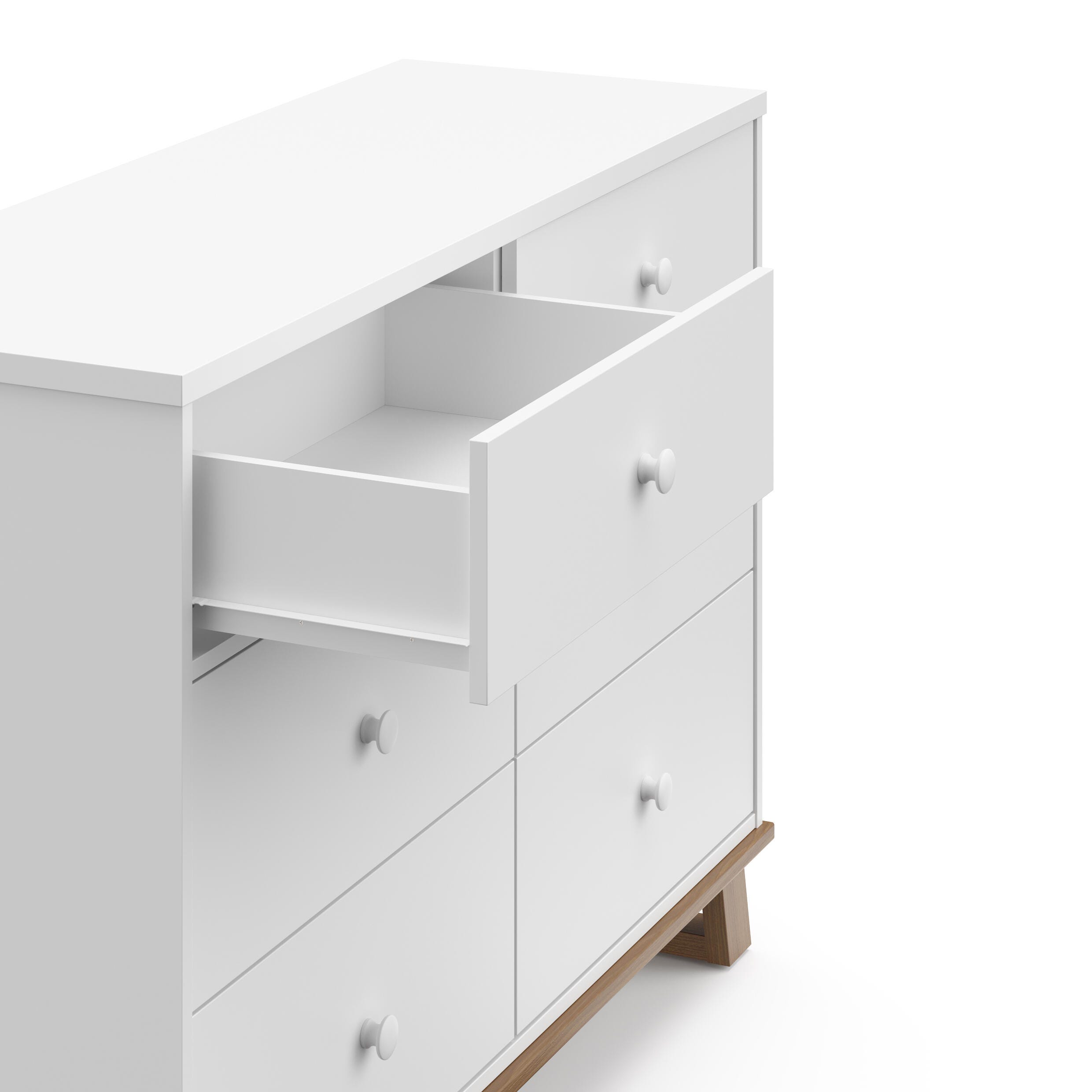 Storkcraft Modern 6 Drawer Double Dresser, , large