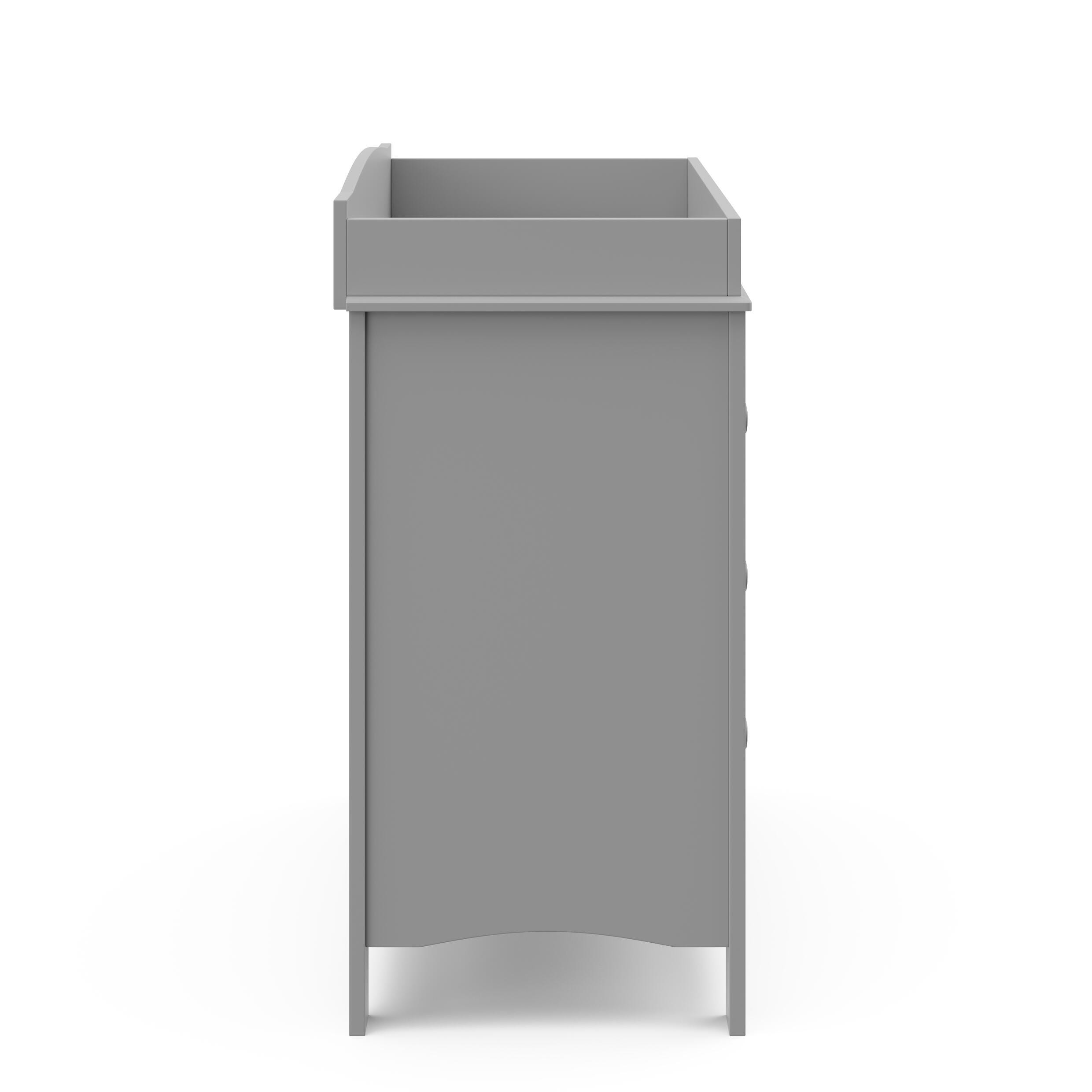 Graco Noah 3 Drawer Chest with Changing Topper, Pebble Gray, large