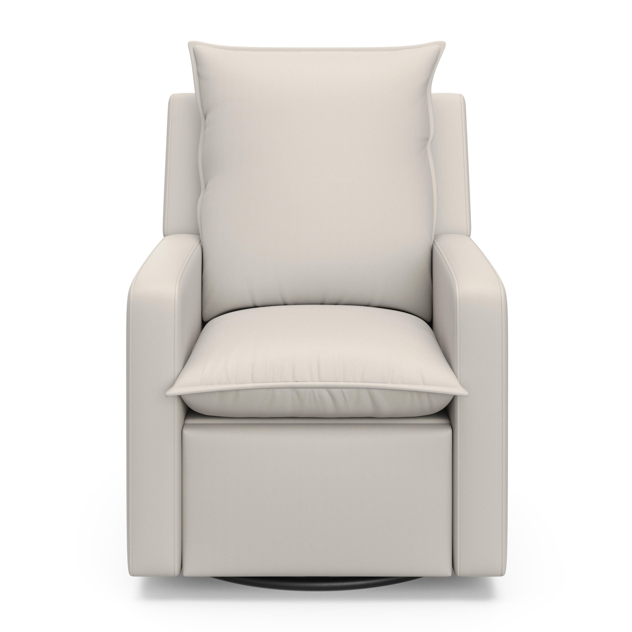 Storkcraft Timeless Recline Glider with USB, Ivory, large