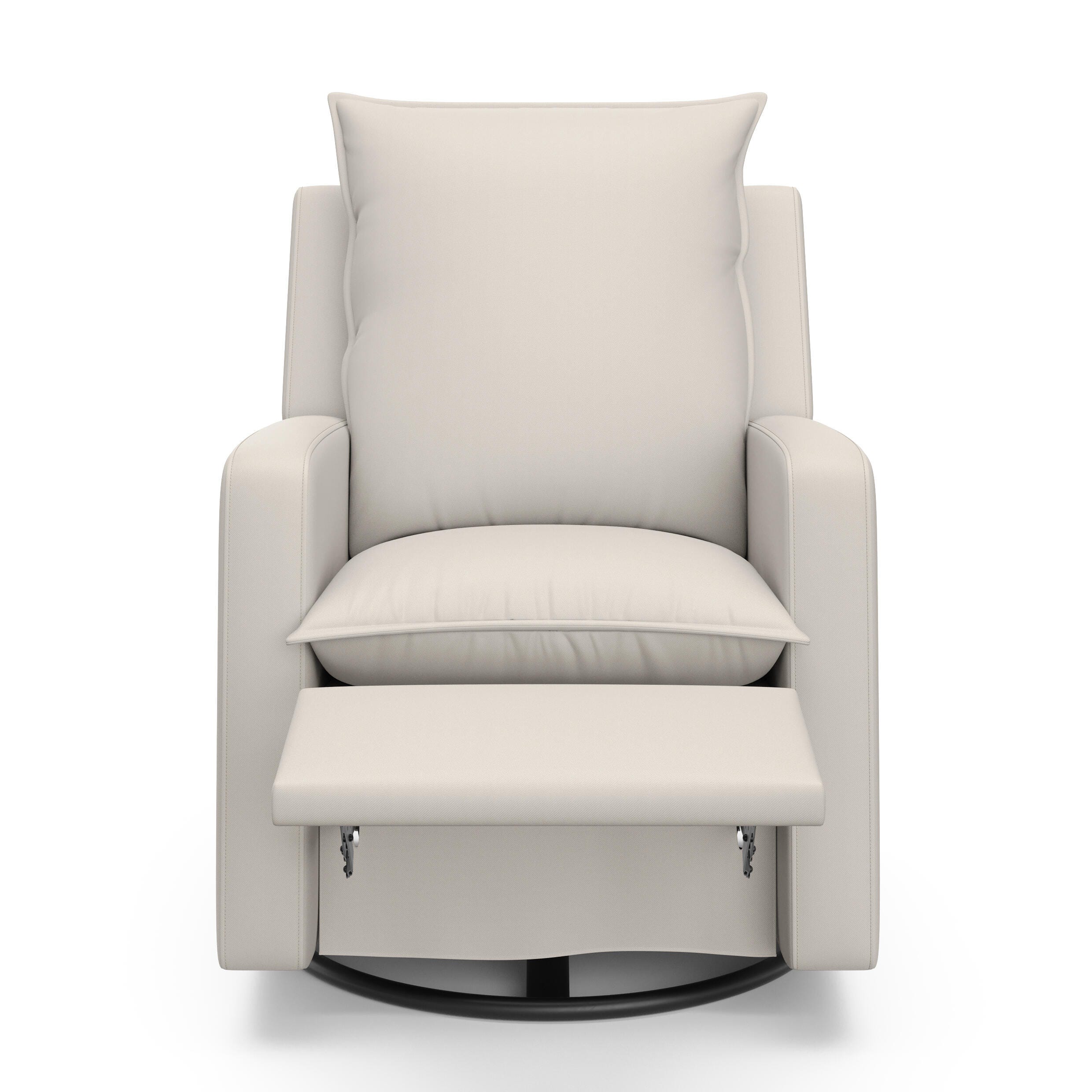 Storkcraft Timeless Recline Glider with USB, Ivory, large
