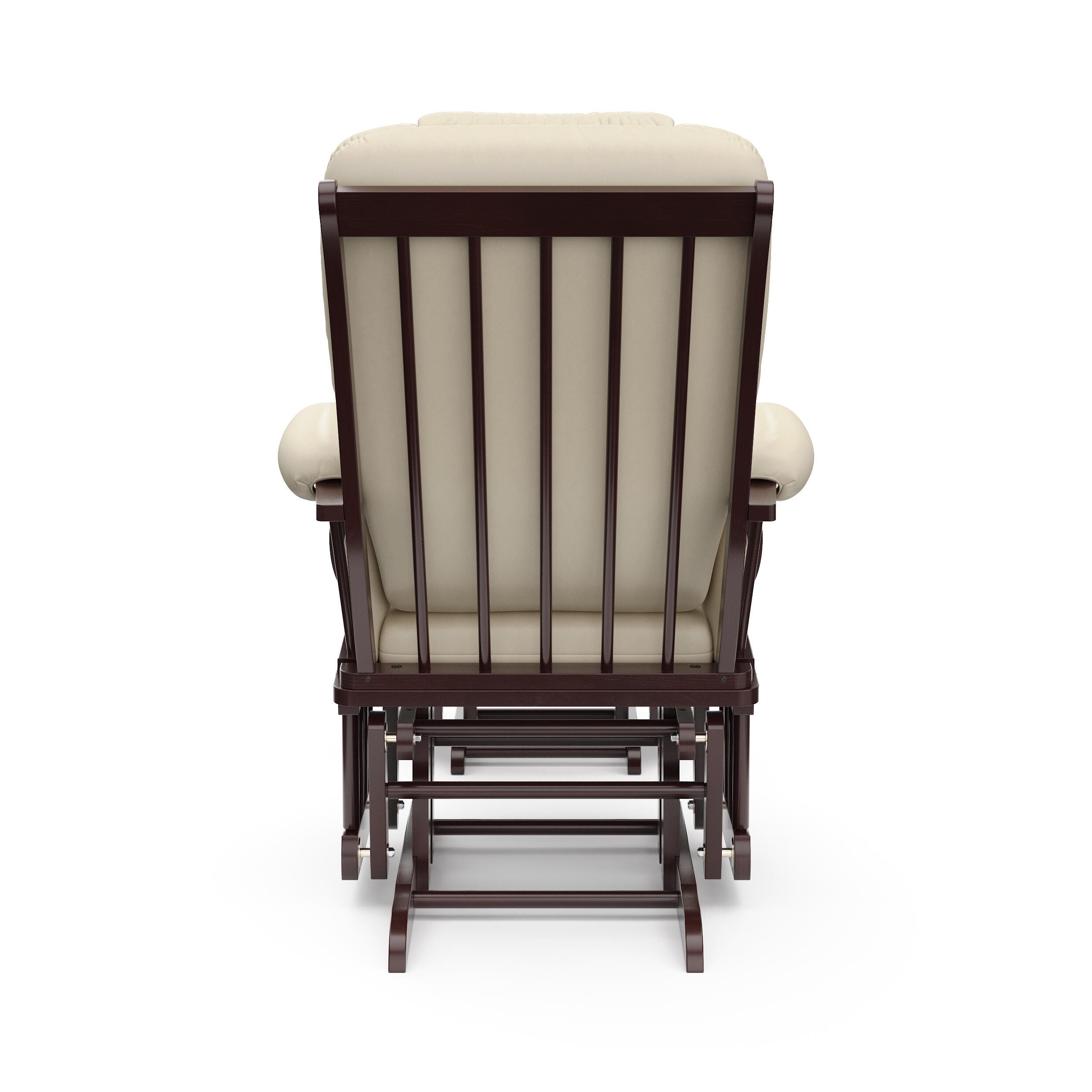 Storkcraft Tuscany Glider and Ottoman, Espresso/Beige, large
