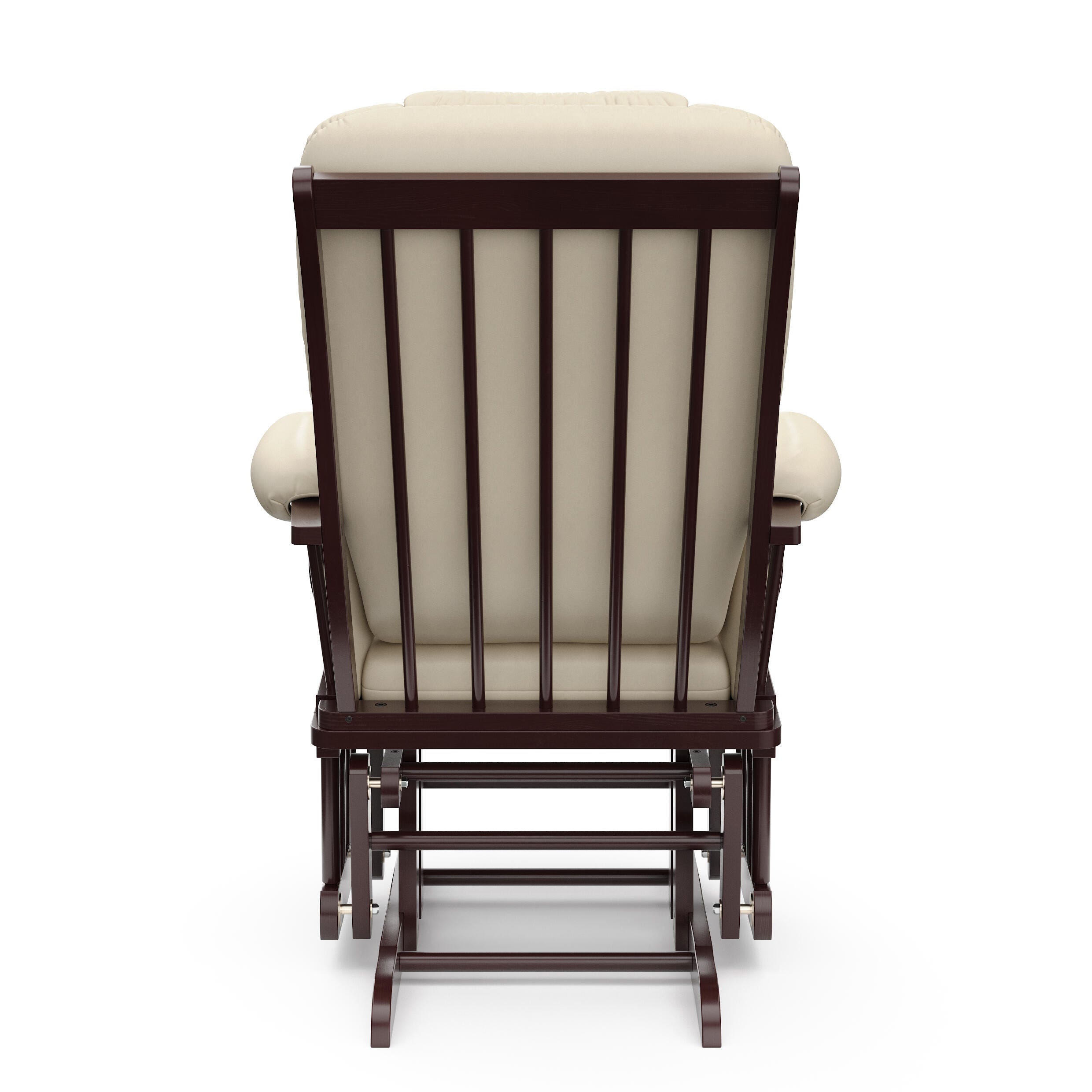 Storkcraft Tuscany Glider and Ottoman, Espresso/Beige, large