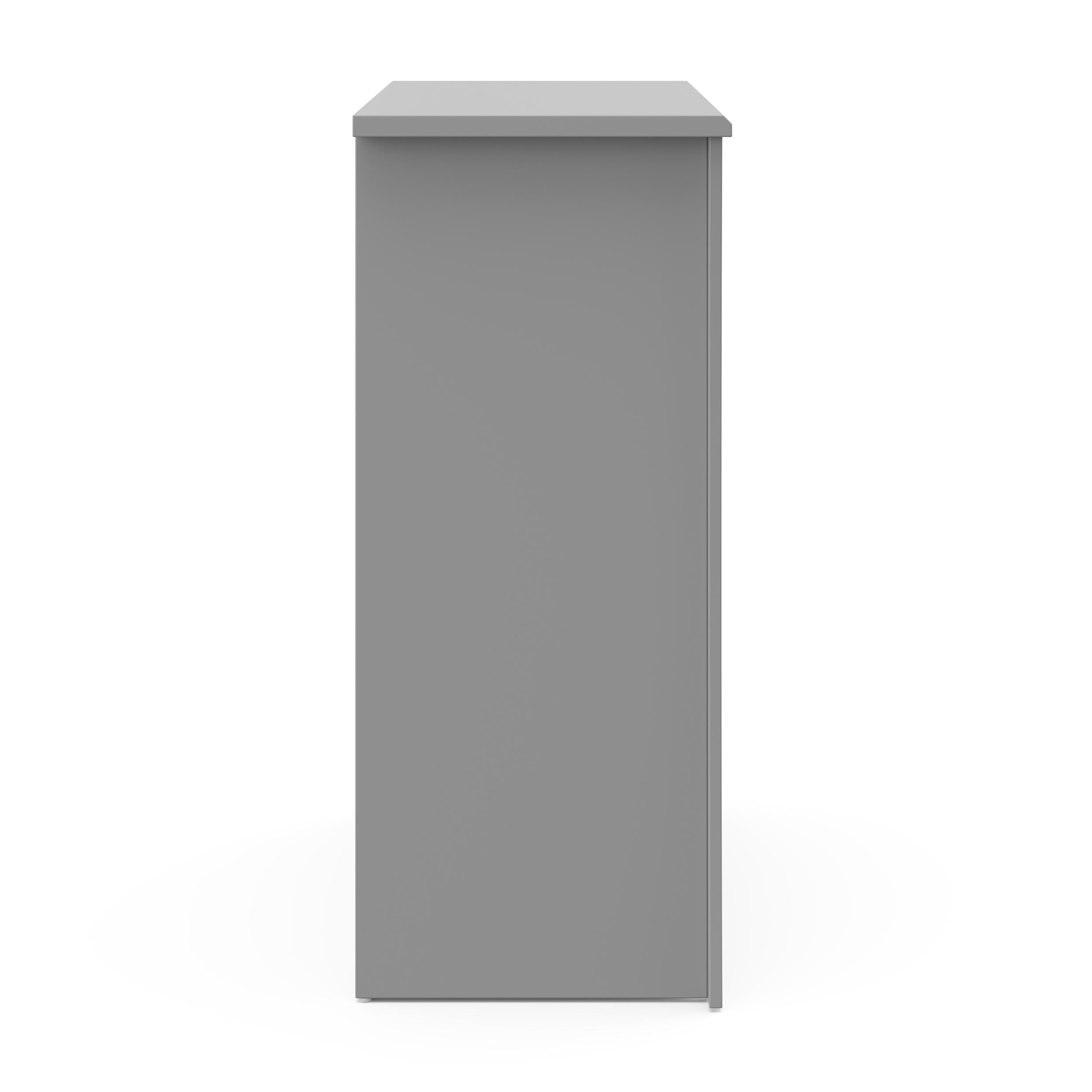 Storkcraft Crescent 4 Drawer Dresser, Pebble Gray, large