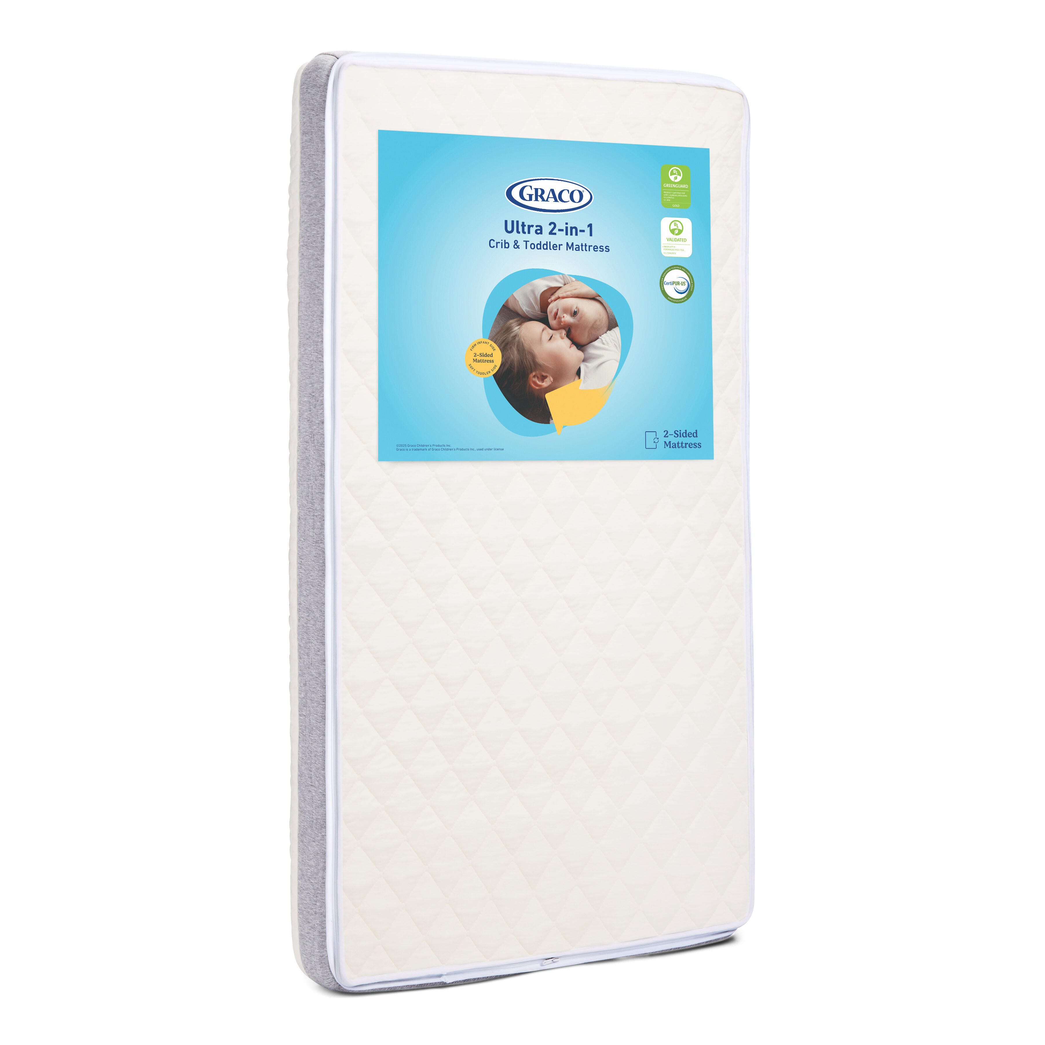 Graco Ultra Premium 2-in-1 Crib and Toddler Mattress, , large