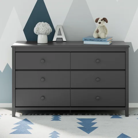 Storkcraft Alpine 6 Drawer Double Dresser | Ashley Storkcraft Alpine 6 Drawer Double Dresser | Ashley
