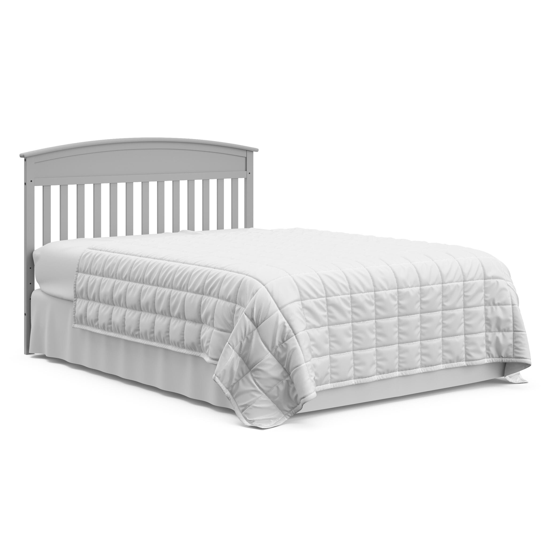 Graco Benton 4-in-1 Convertible Crib and Changer, Pebble Gray, large