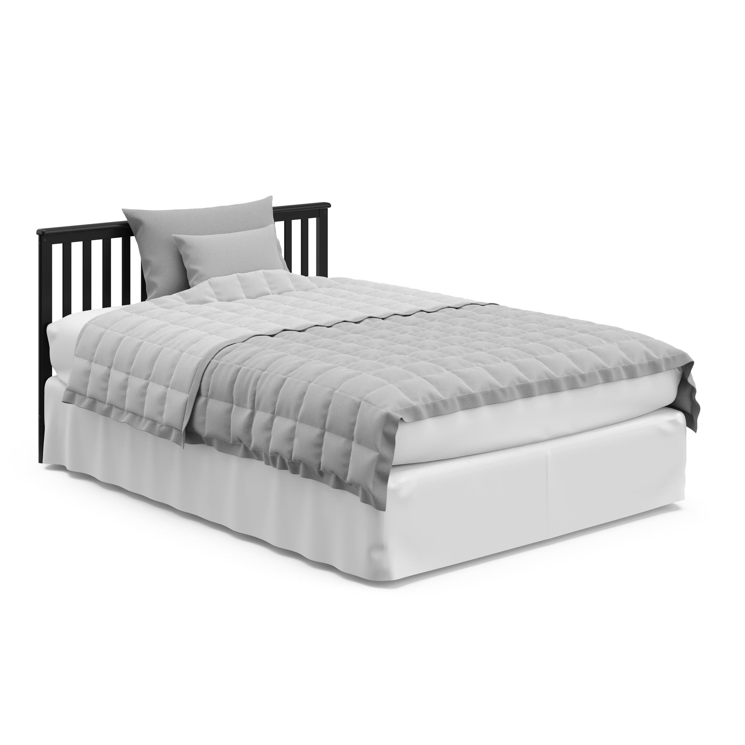 Storkcraft Hillcrest 4-in-1 Convertible Crib, Black, large