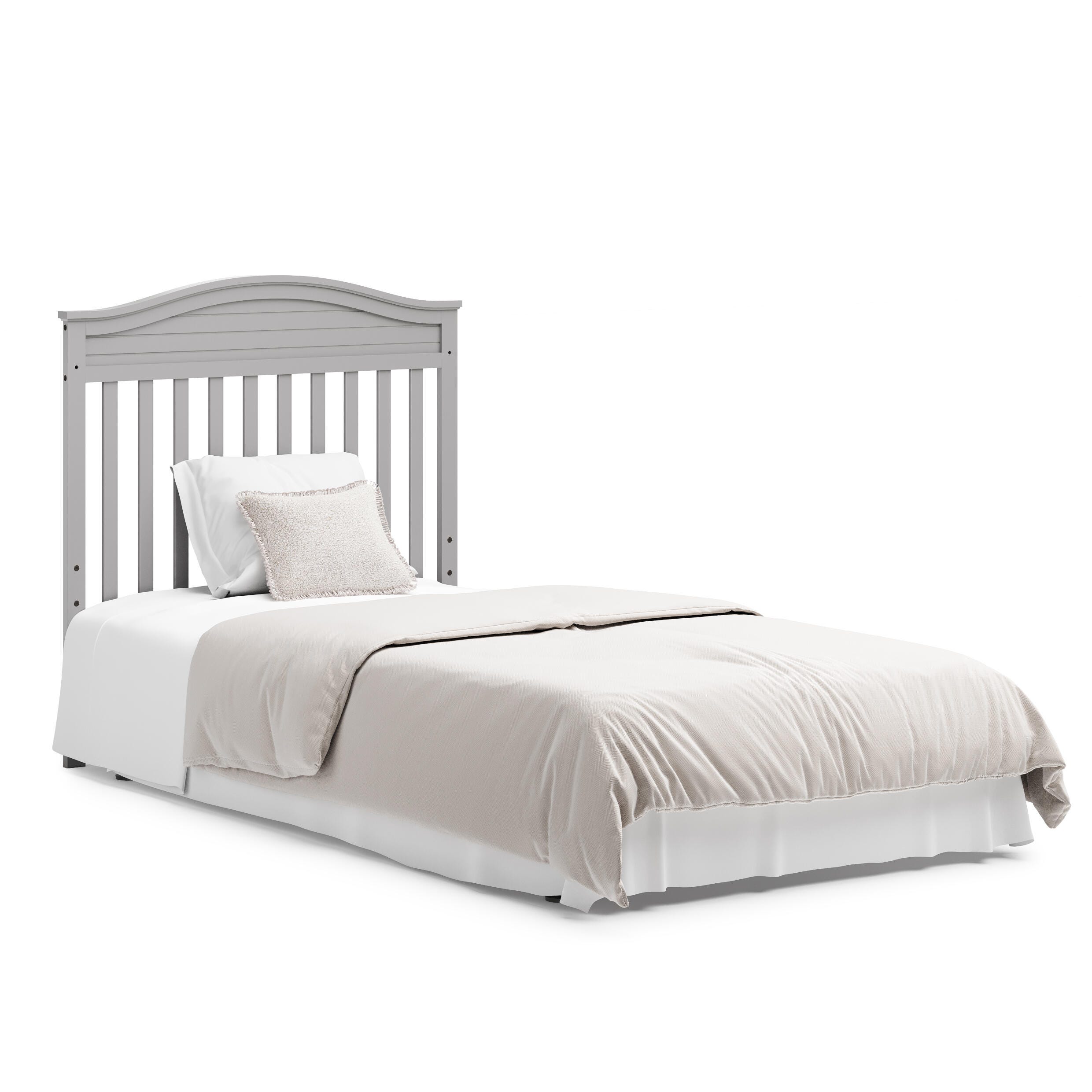 Graco Stella 4-in-1 Convertible Mini Crib, Pebble Gray, large