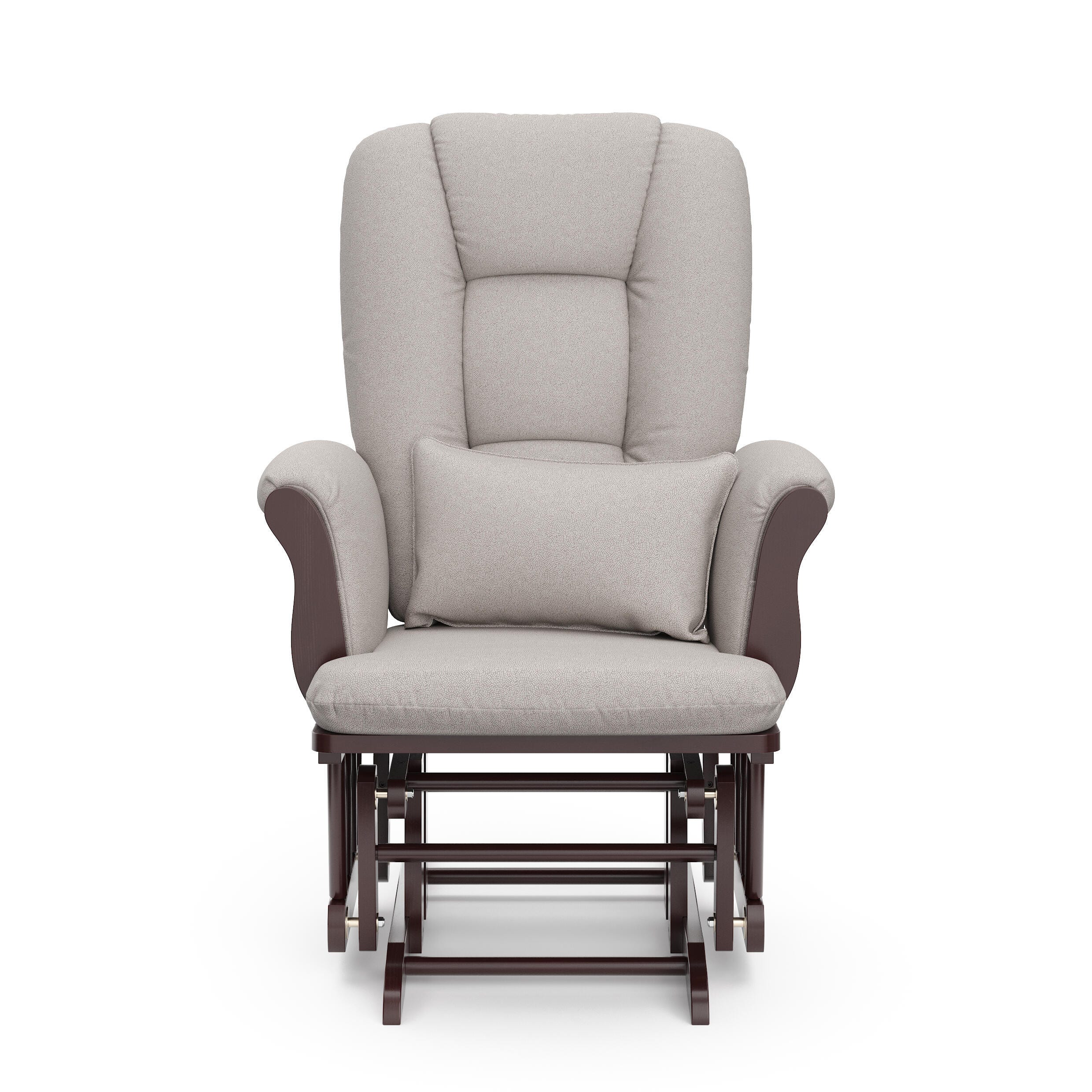Storkcraft Tuscany Glider and Ottoman, Espresso/Taupe Swirl, large