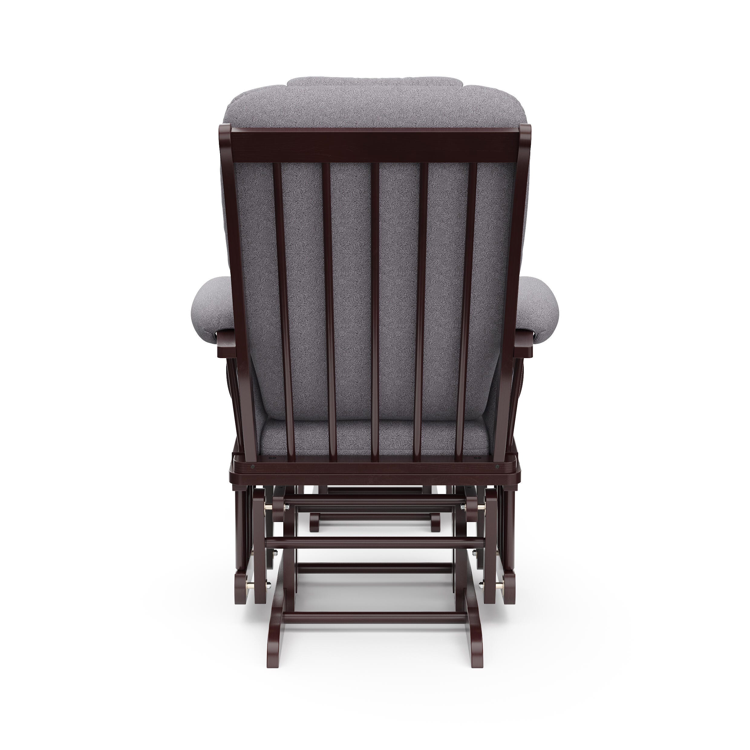 Storkcraft Tuscany Glider and Ottoman, Espresso/Gray Swirl, large