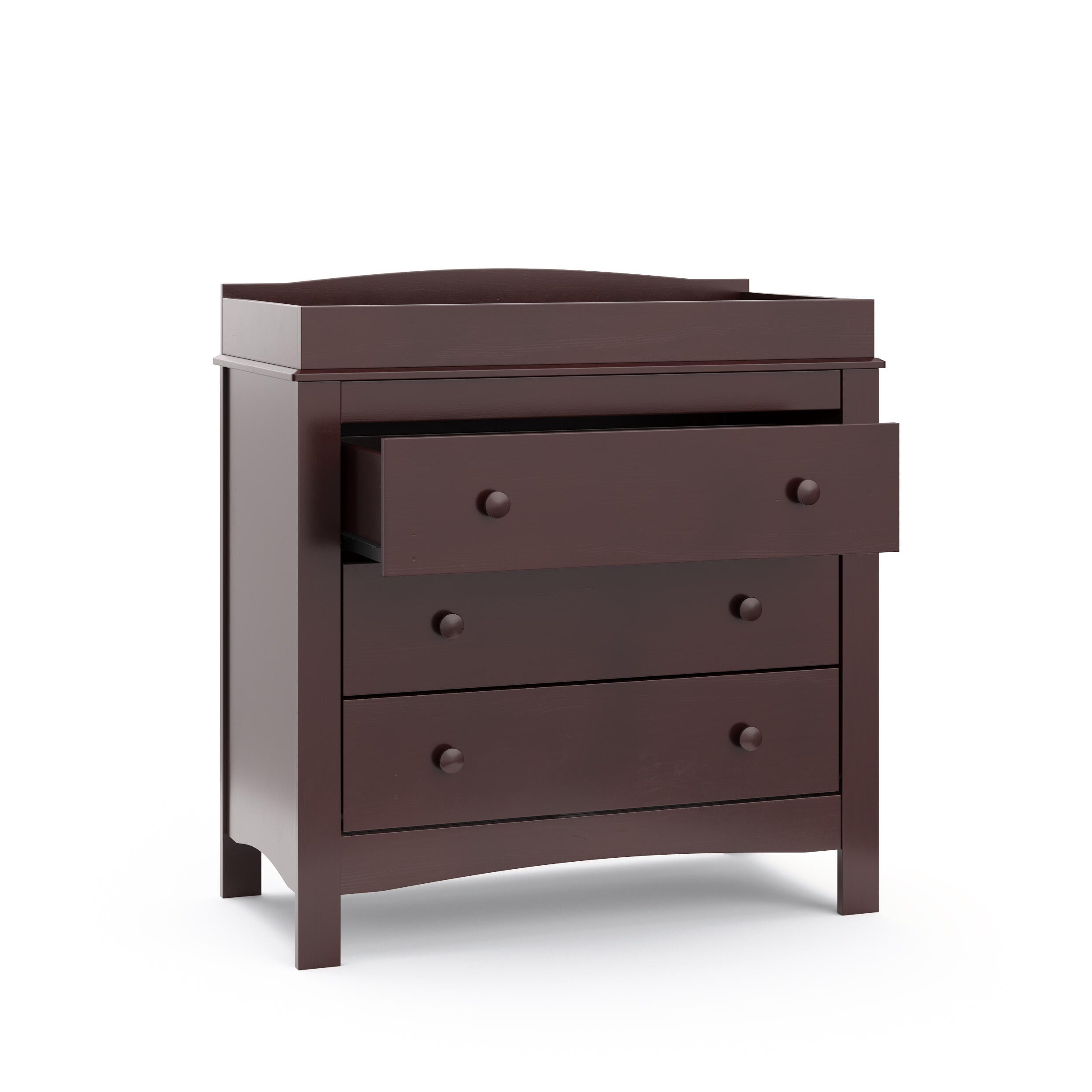 Graco Noah 3 Drawer Chest with Changing Topper, Espresso, large