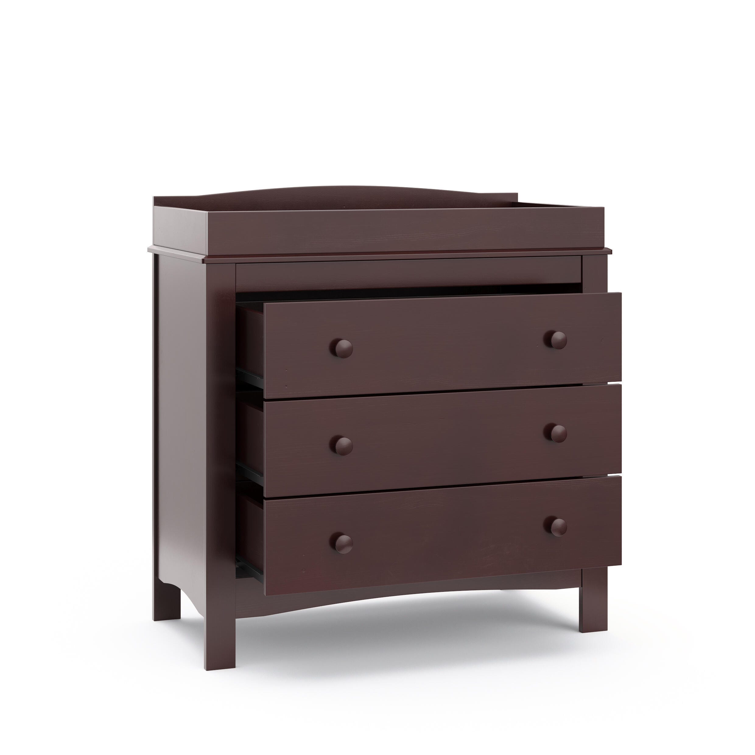 Graco Noah 3 Drawer Chest with Changing Topper, Espresso, large