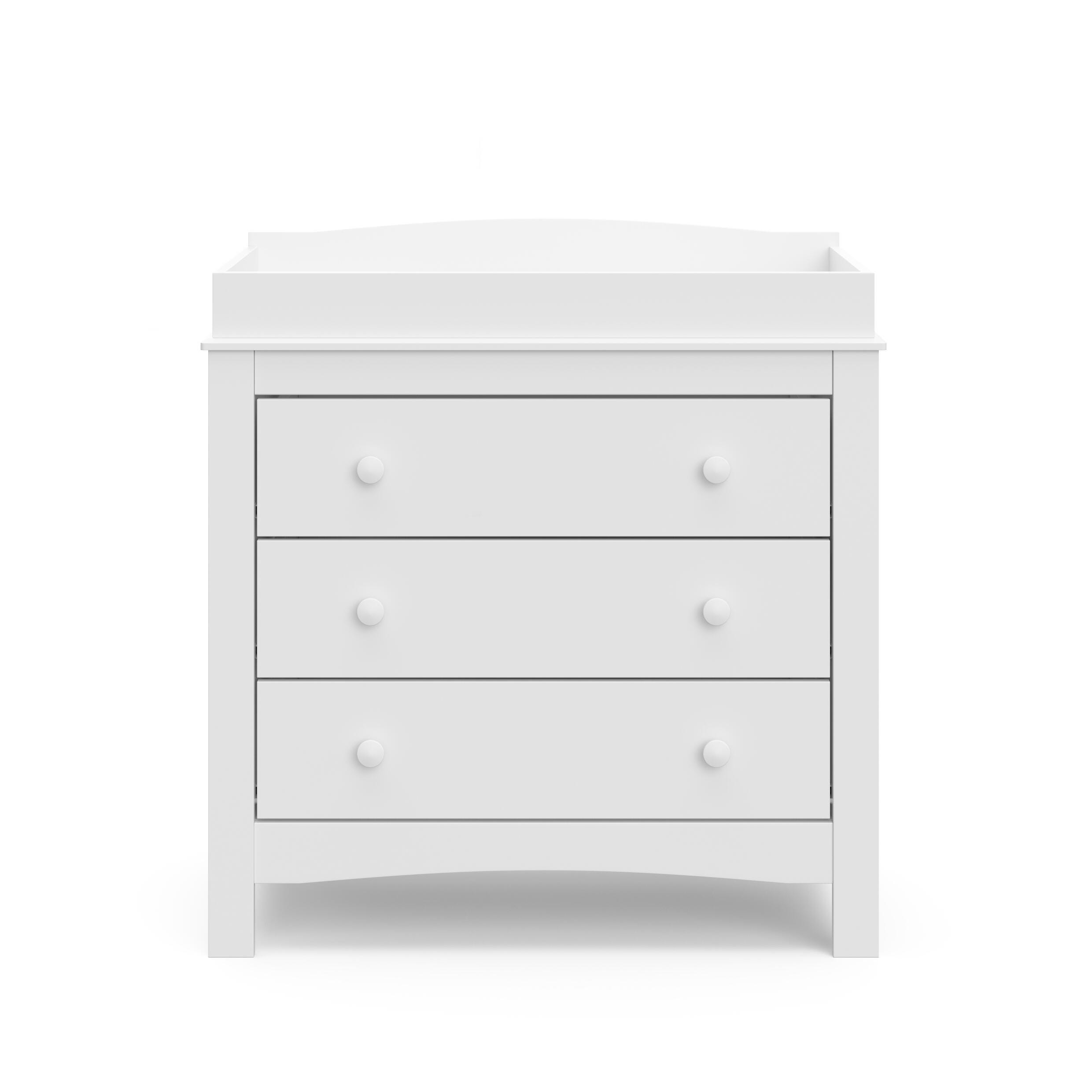 Graco Noah 3 Drawer Chest with Changing Topper, White, large