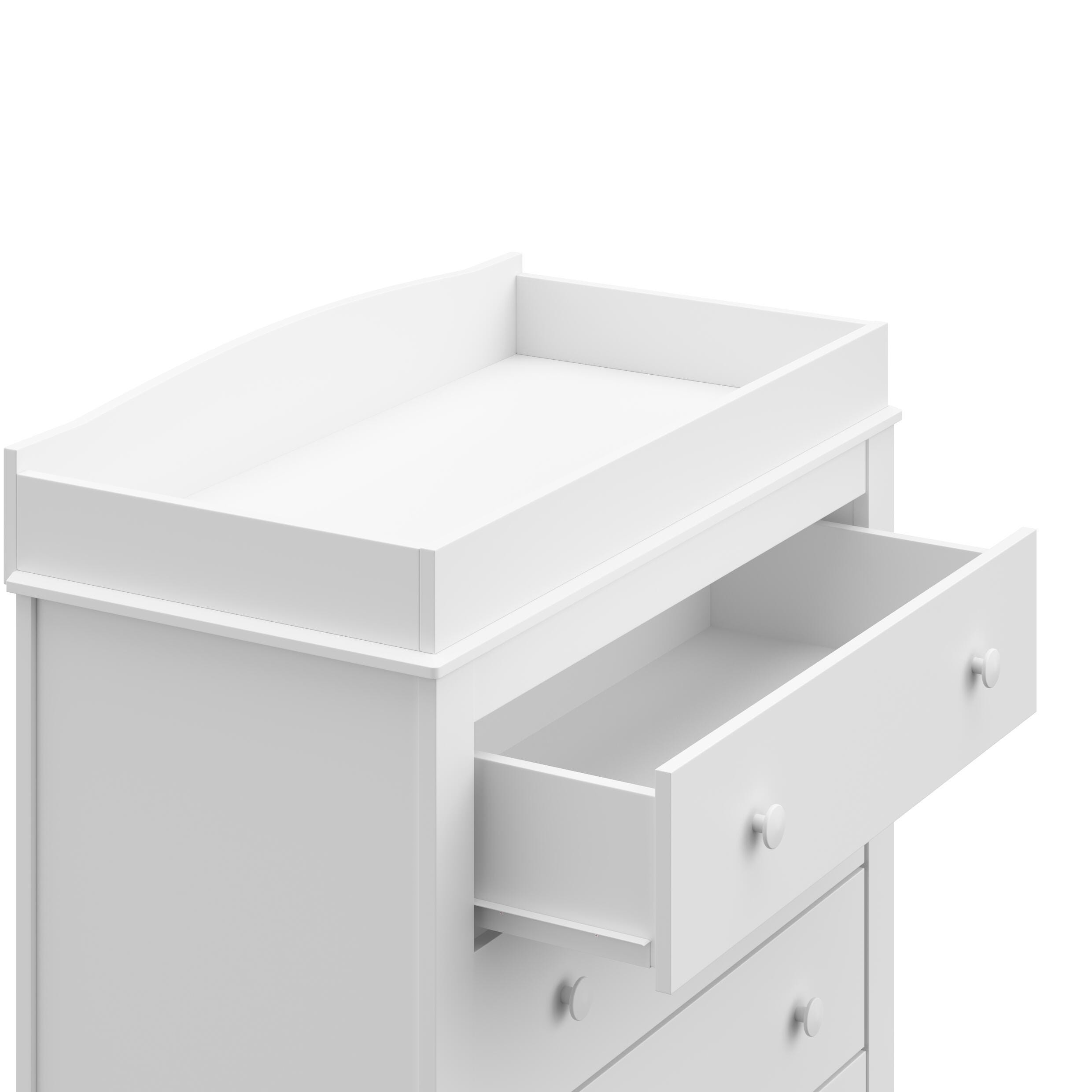 Graco Noah 3 Drawer Chest with Changing Topper, White, large