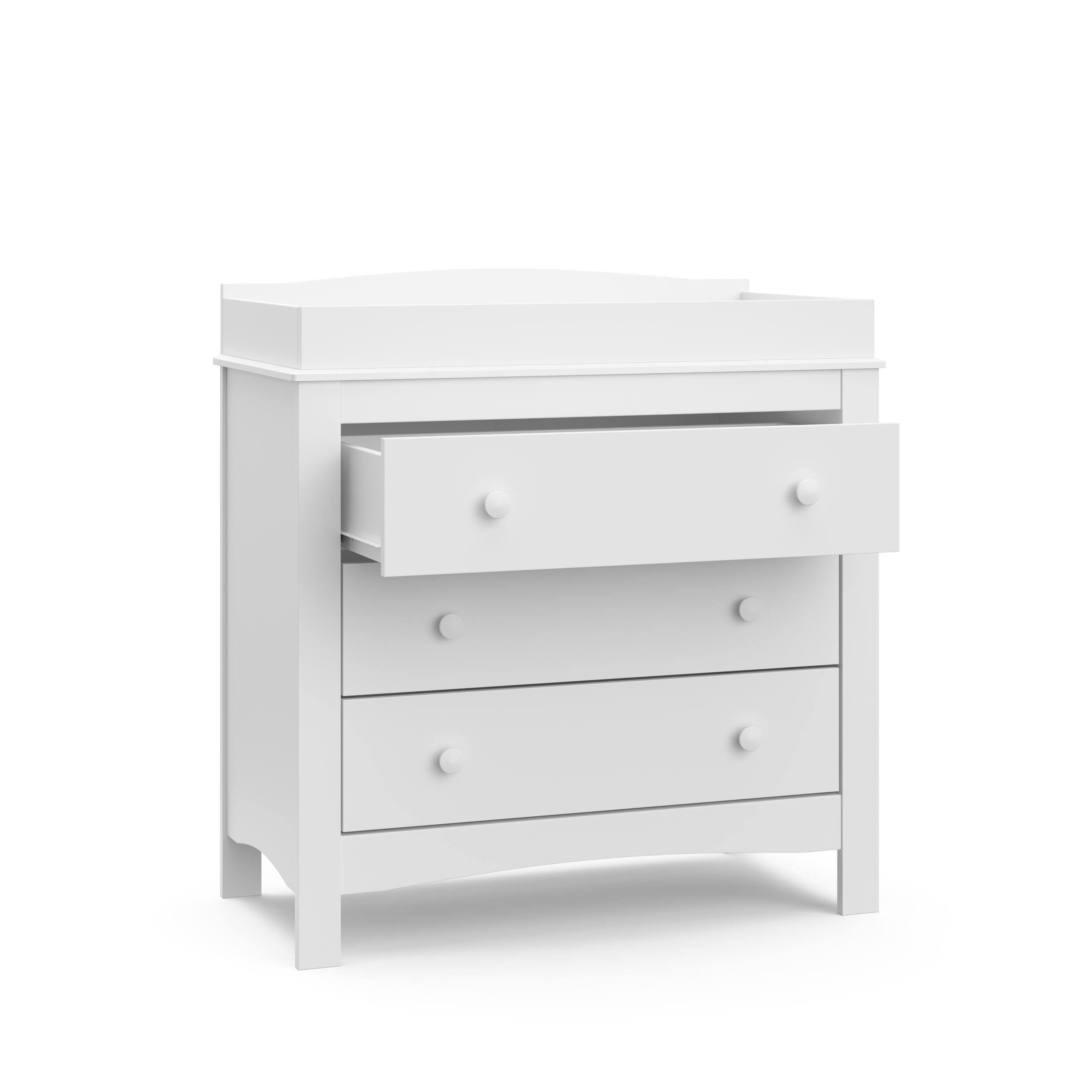 Graco Noah 3 Drawer Chest with Changing Topper, White, large