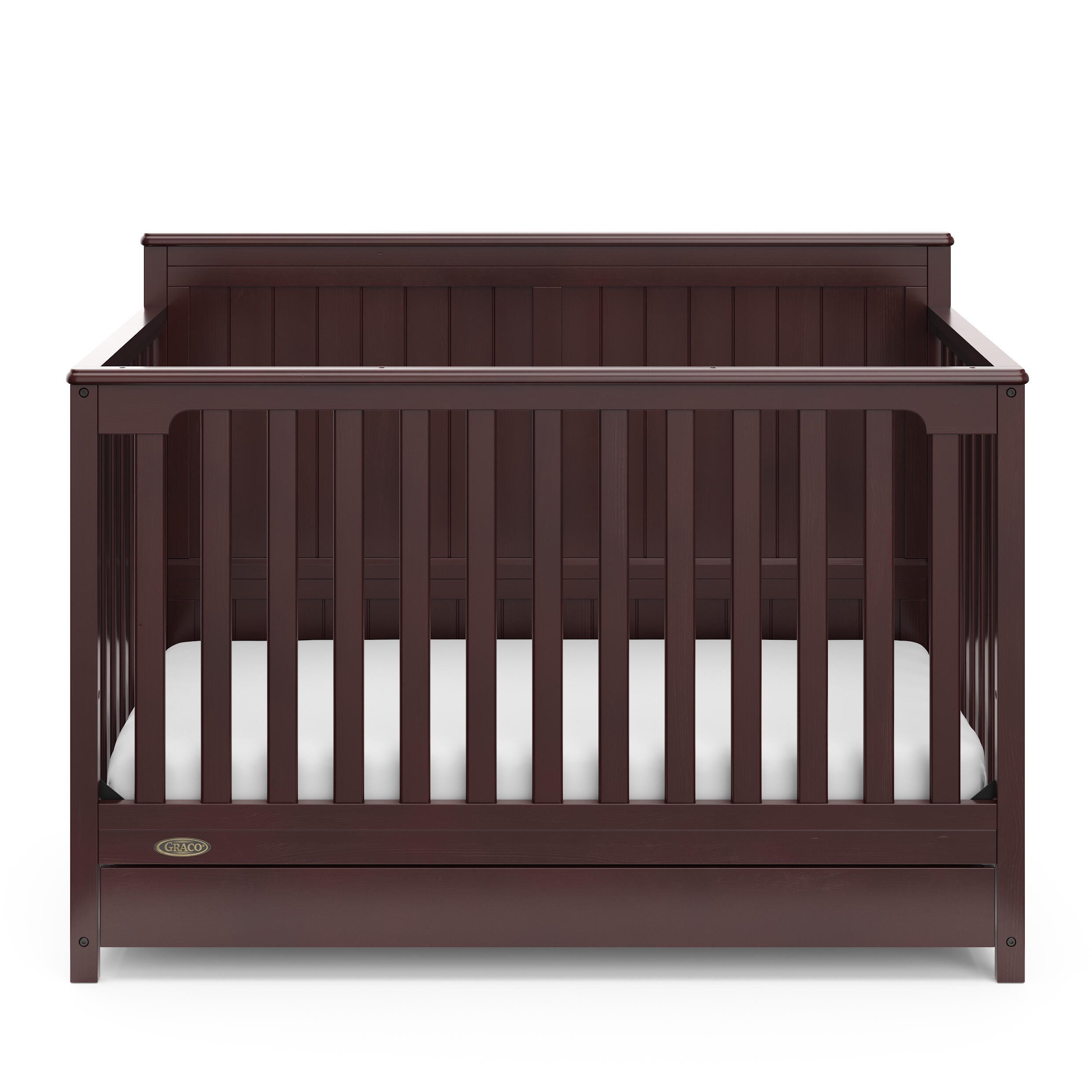 Graco Hadley 5-in-1 Convertible Crib with Drawer, Espresso, large