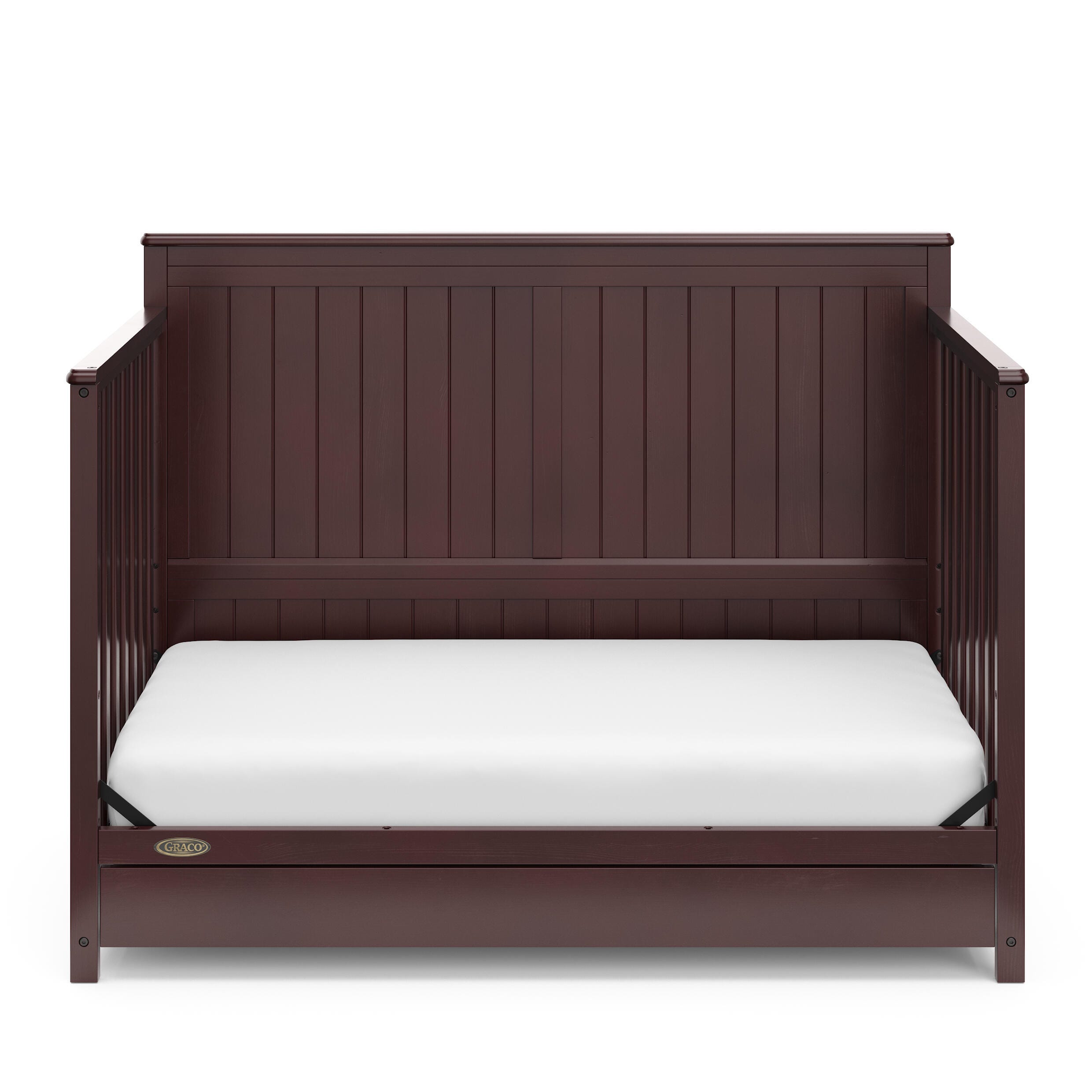 Graco Hadley 5-in-1 Convertible Crib with Drawer, Espresso, large