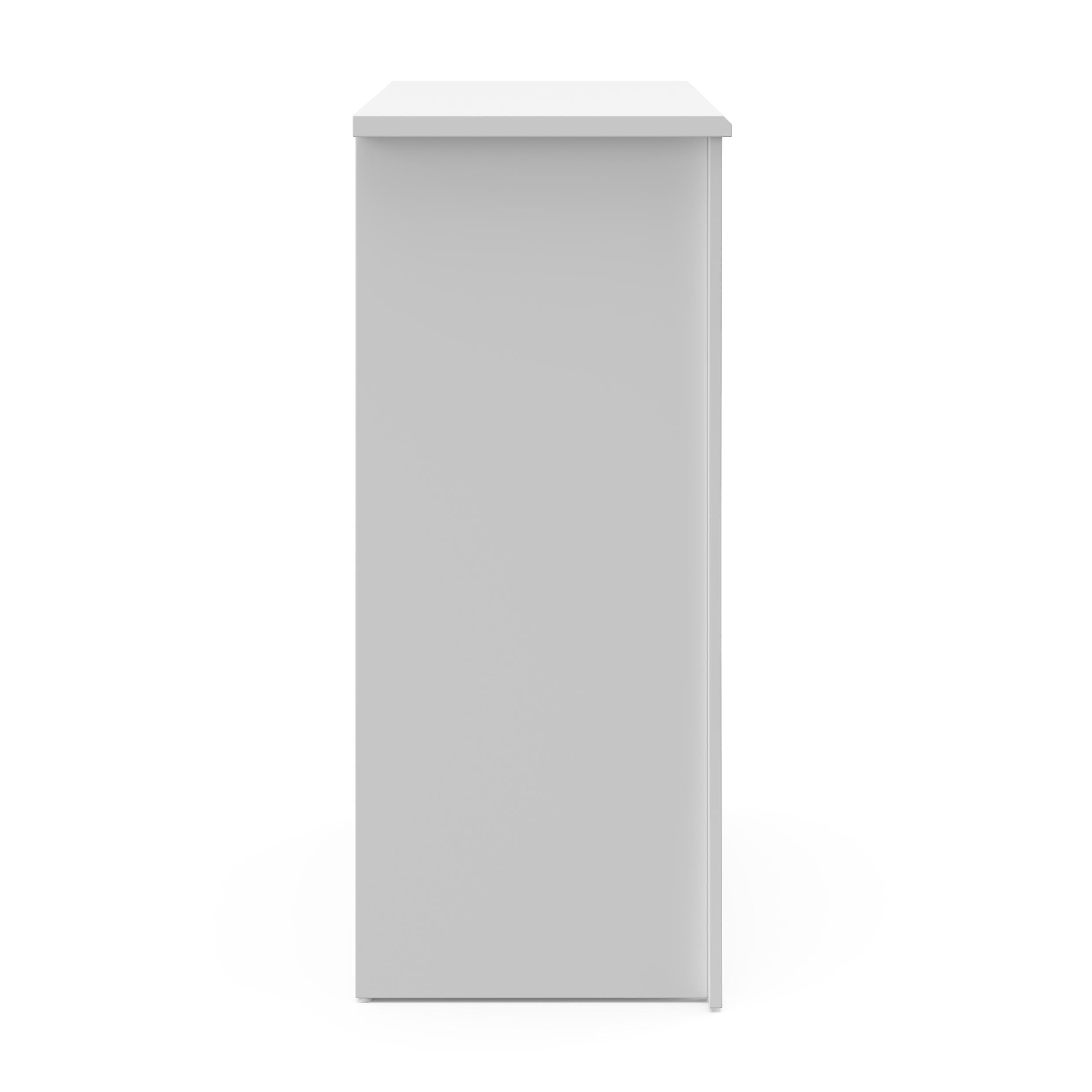 Storkcraft Crescent 4 Drawer Dresser, White, large