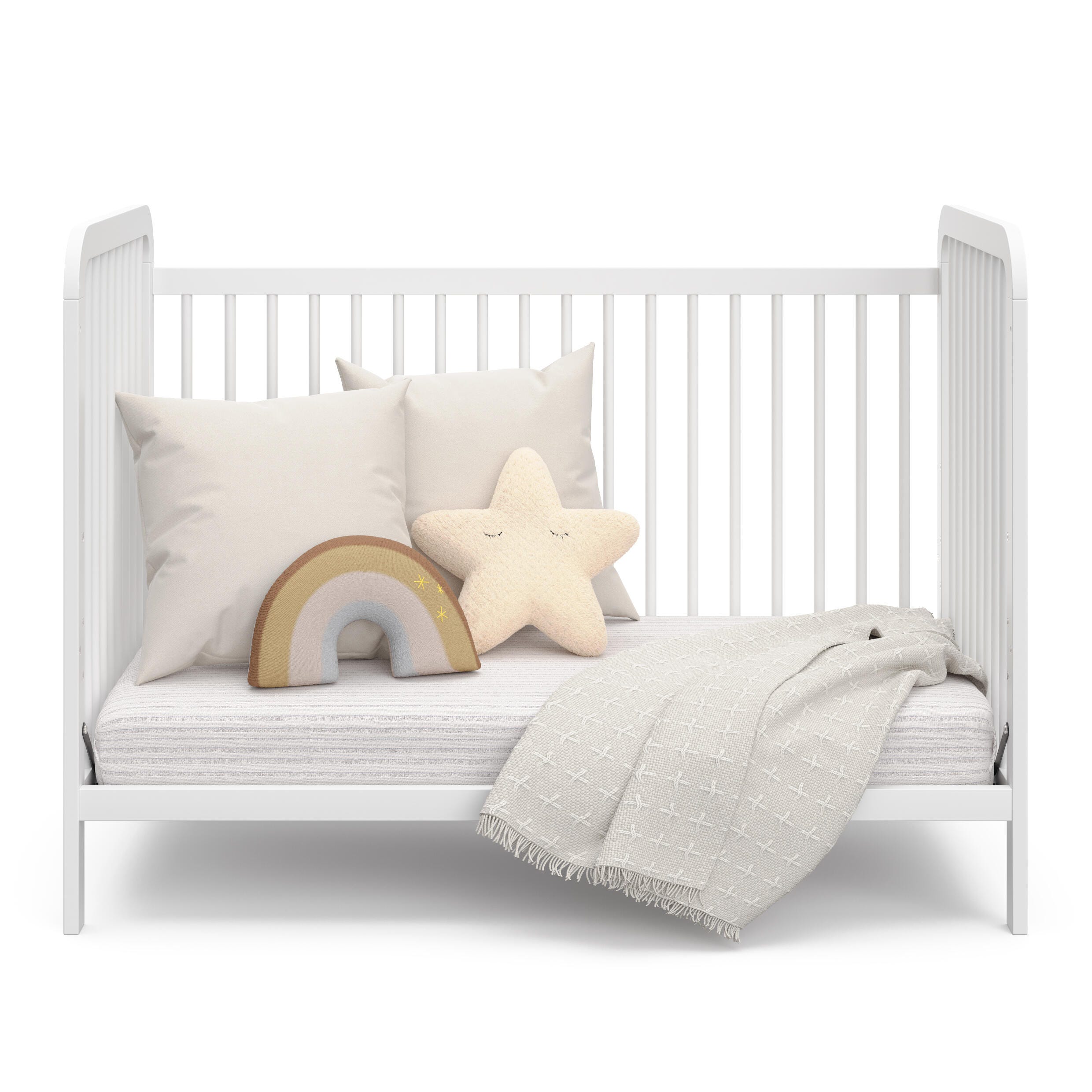 Storkcraft Pasadena 3-in-1 Convertible Crib, White, large