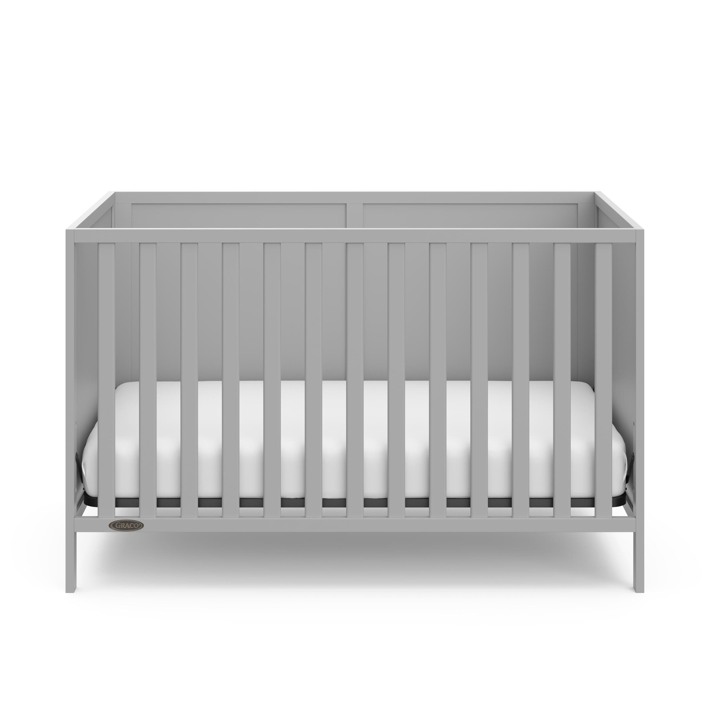 Graco Theo 3-in-1 Convertible Crib, Pebble Gray, large