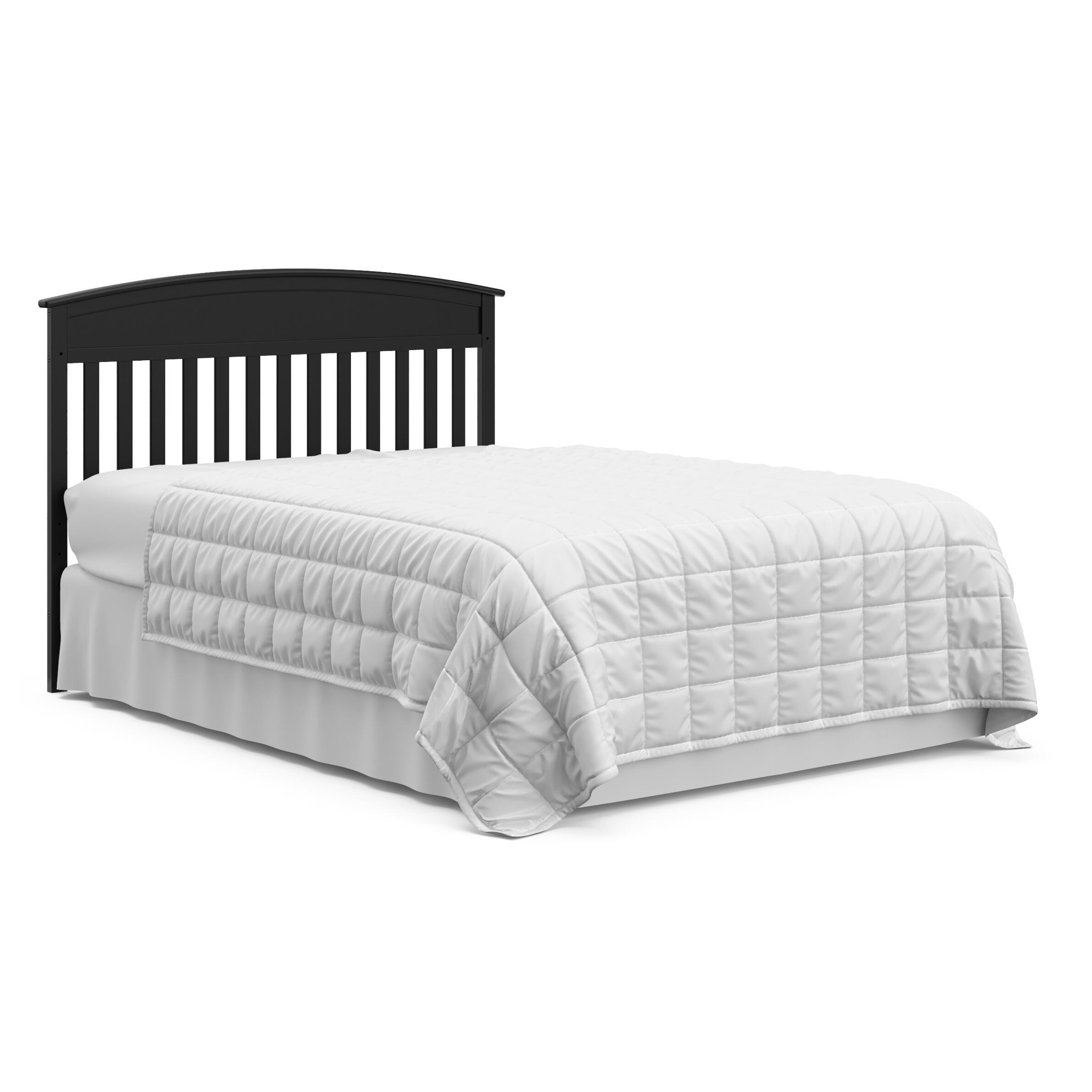 Graco Benton 4-in-1 Convertible Crib and Changer, Black, large