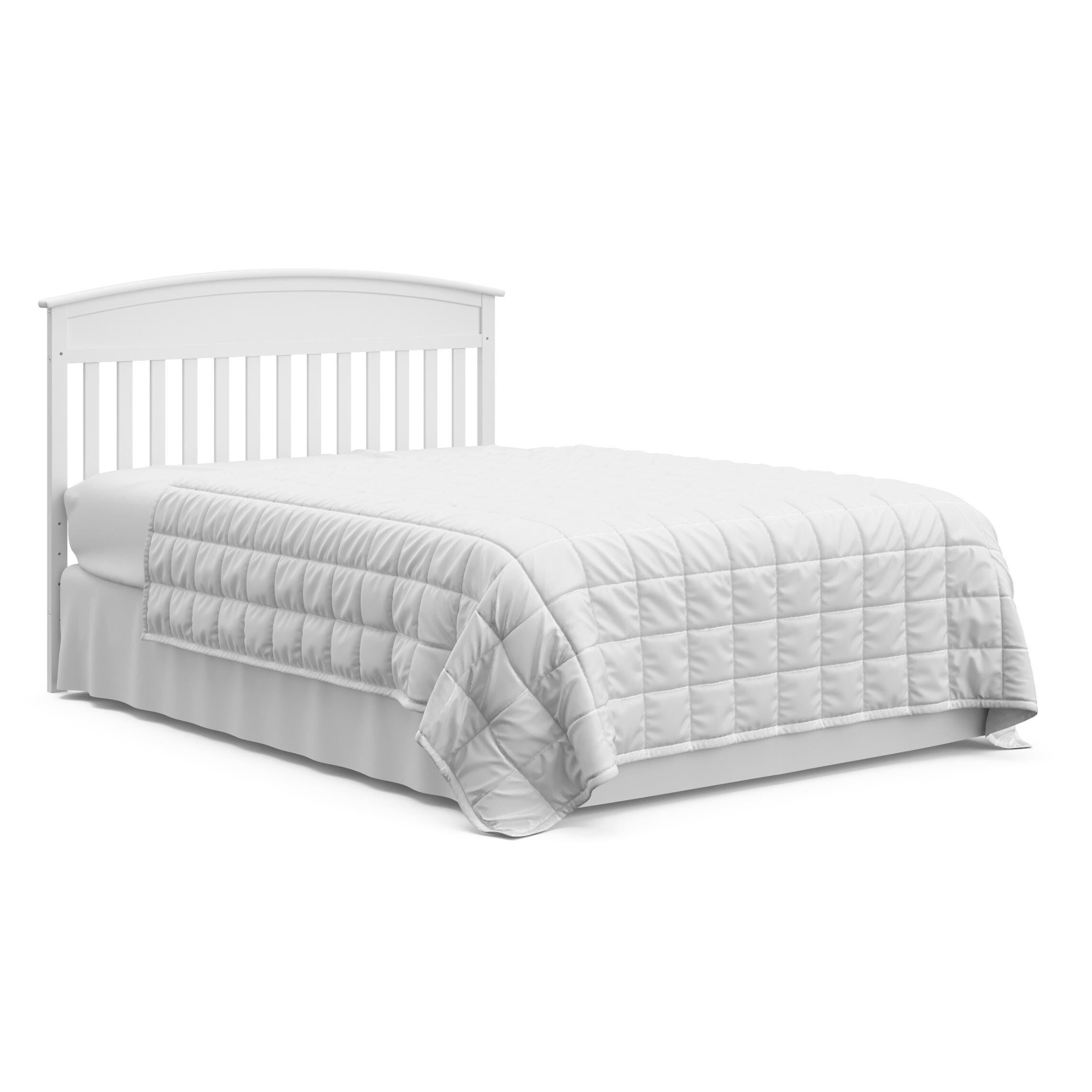 Graco Benton 4-in-1 Convertible Crib and Changer, White, large