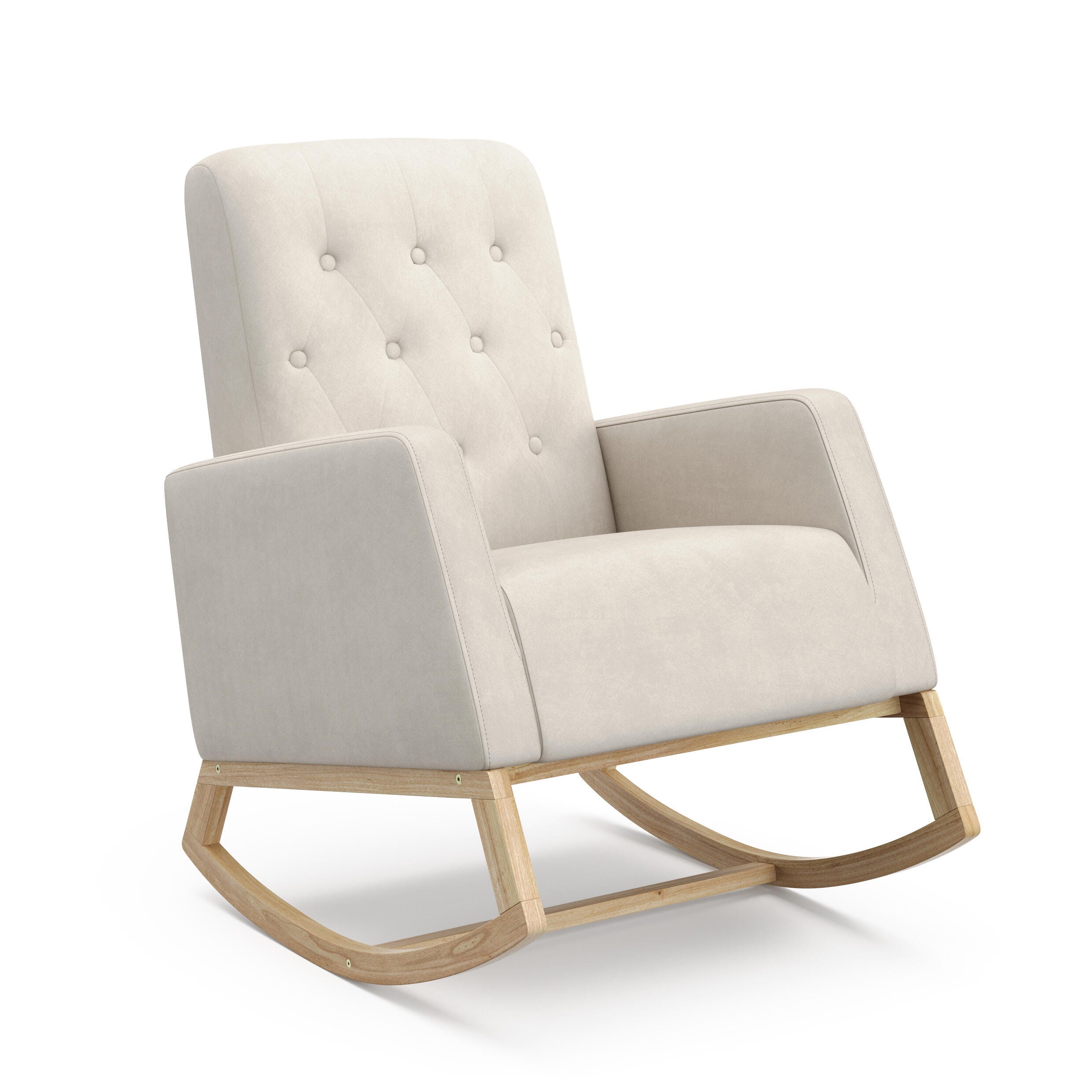 Storkcraft Northern Lights Nursery Rocker, Natural/Ivory, large