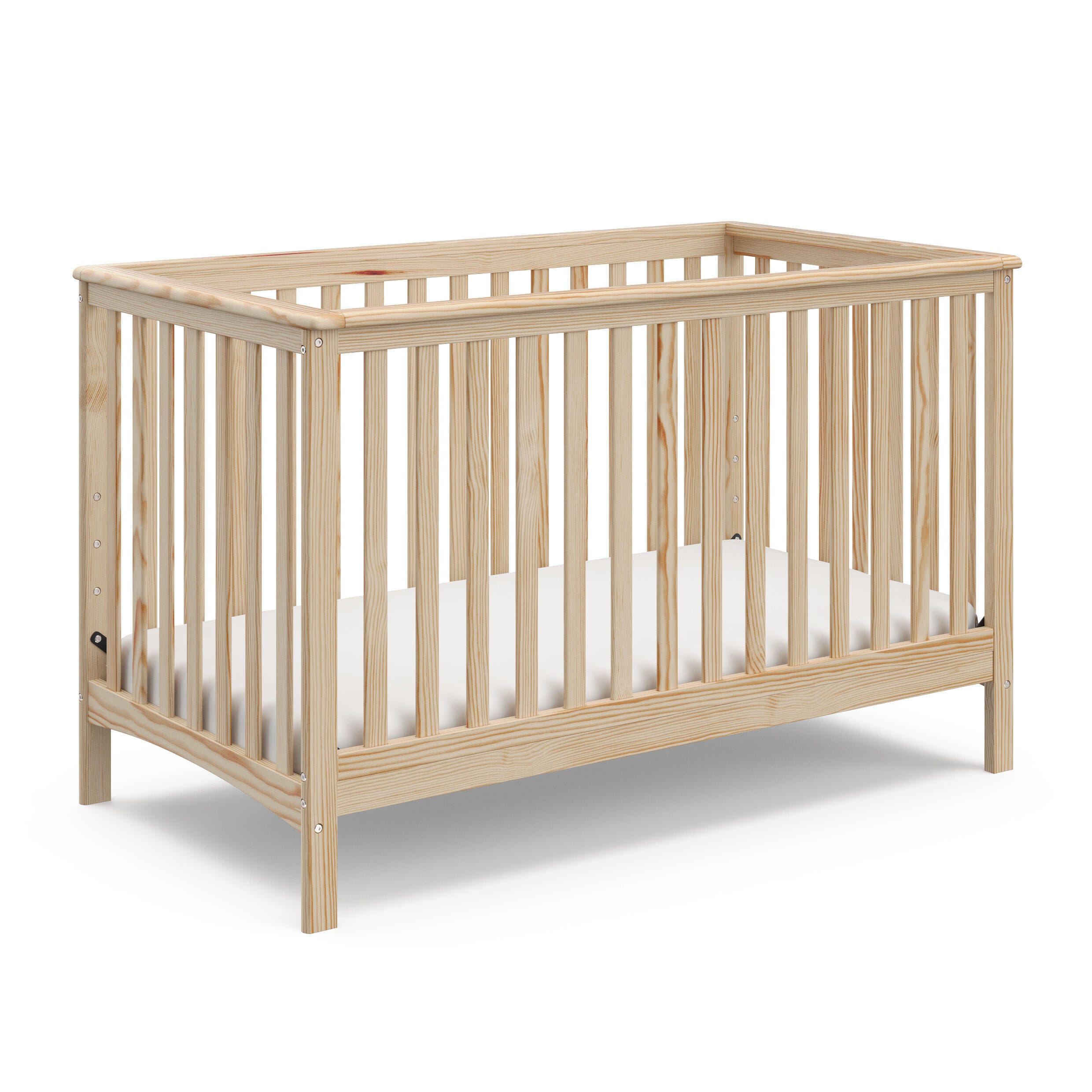 Storkcraft Hillcrest 4-in-1 Convertible Crib, Natural, large