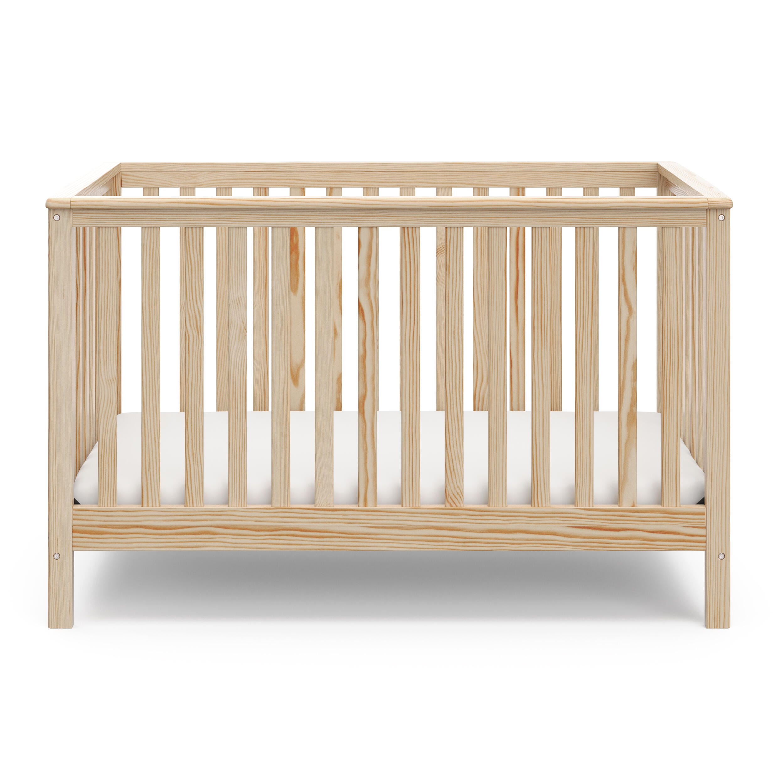 Storkcraft Hillcrest 4-in-1 Convertible Crib, Natural, large