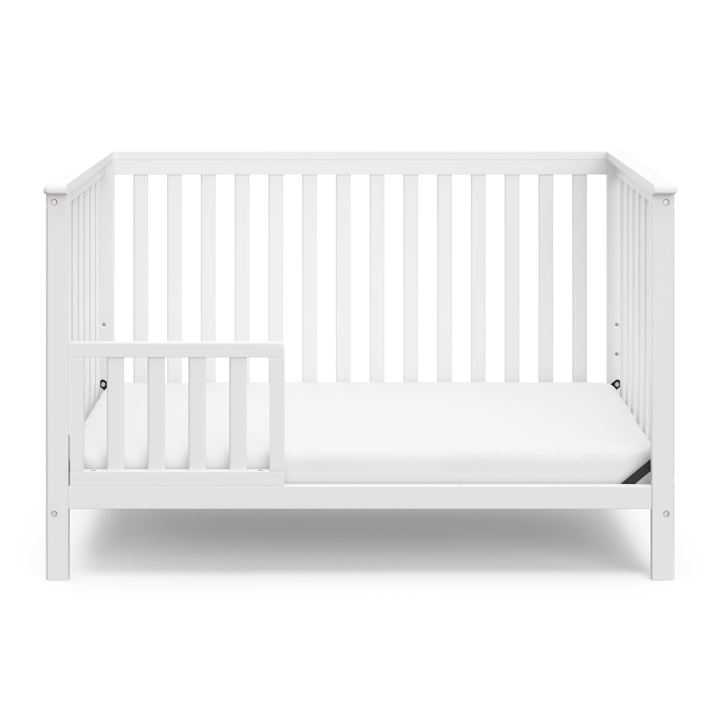 Storkcraft Hillcrest 4-in-1 Convertible Crib, White, large