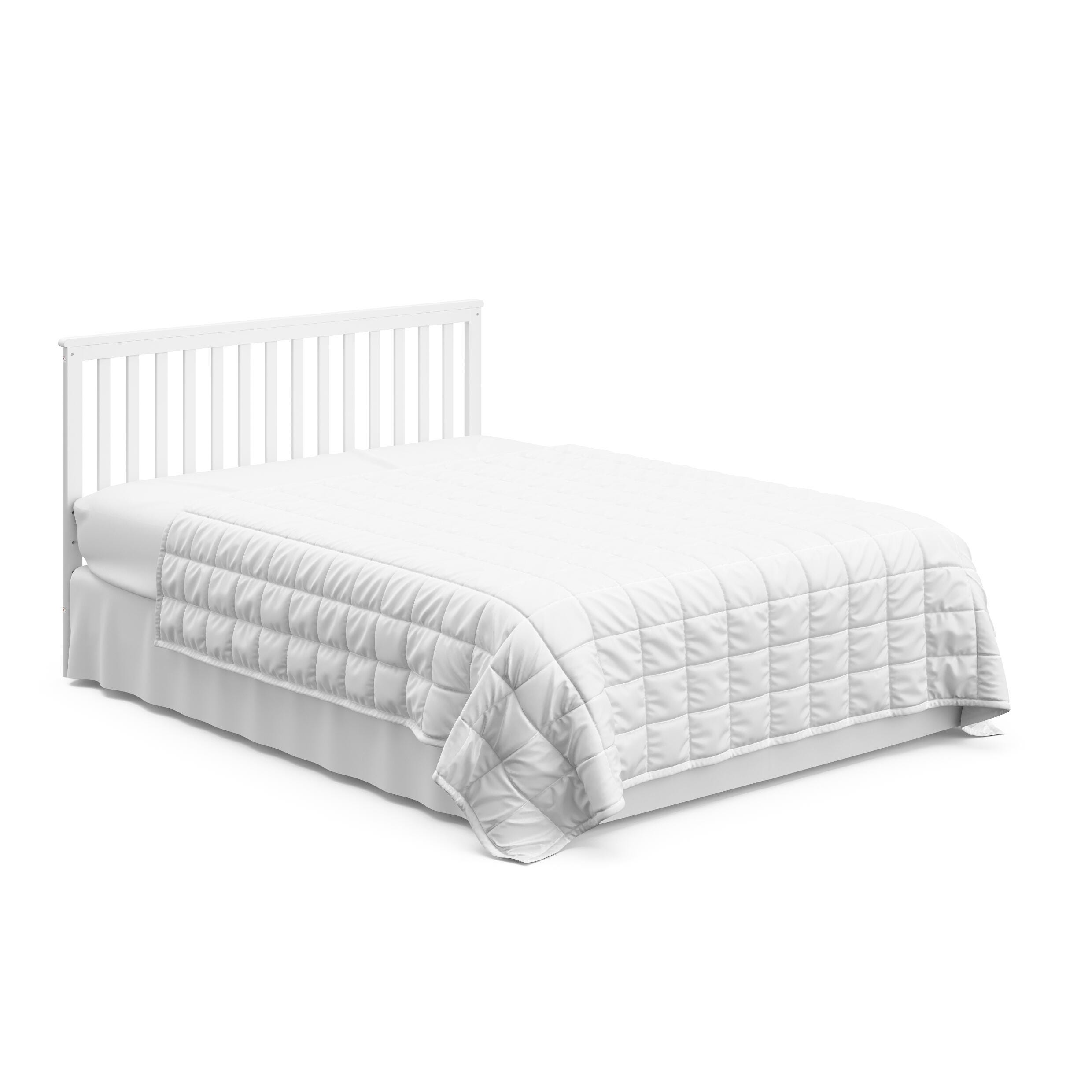 Storkcraft Hillcrest 4-in-1 Convertible Crib, White, large